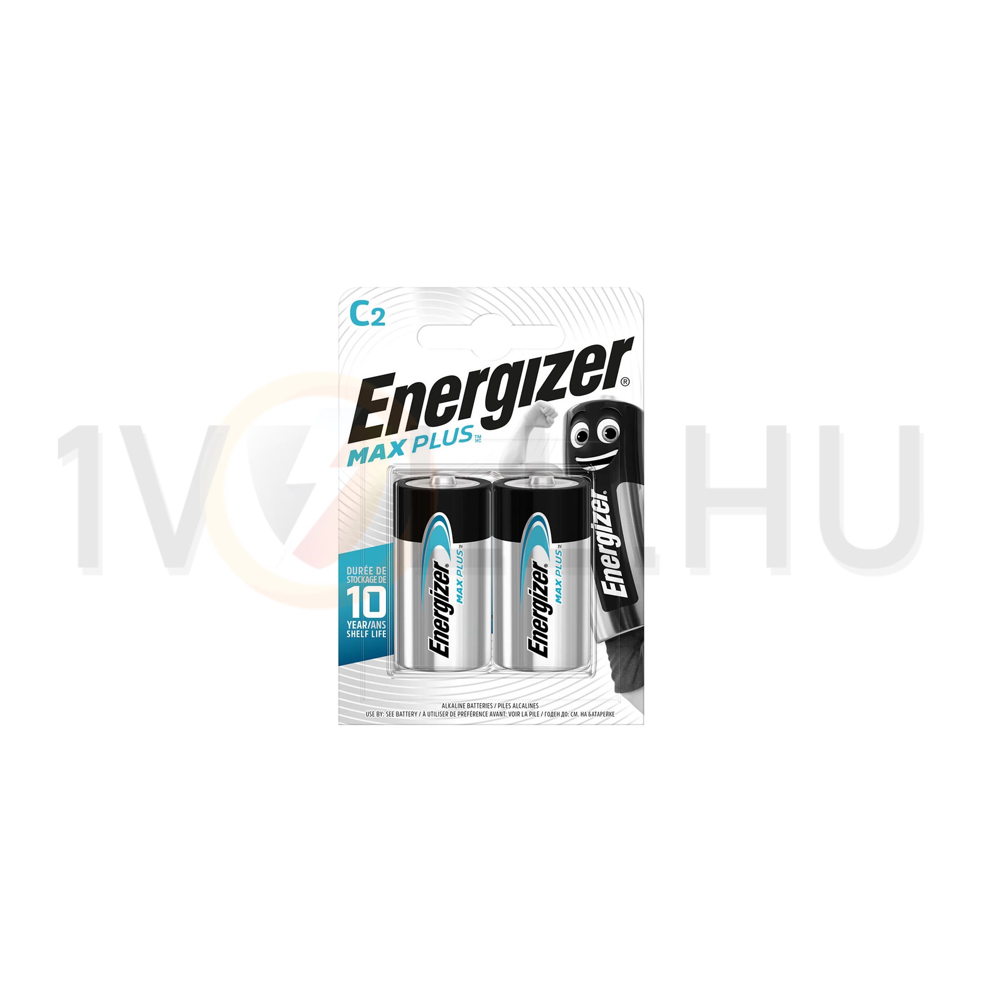 Baby elem C 1.5V alkáli-mangán LR14 Baby(C/R14) MN1400 Max Plus Energizer - E301324200