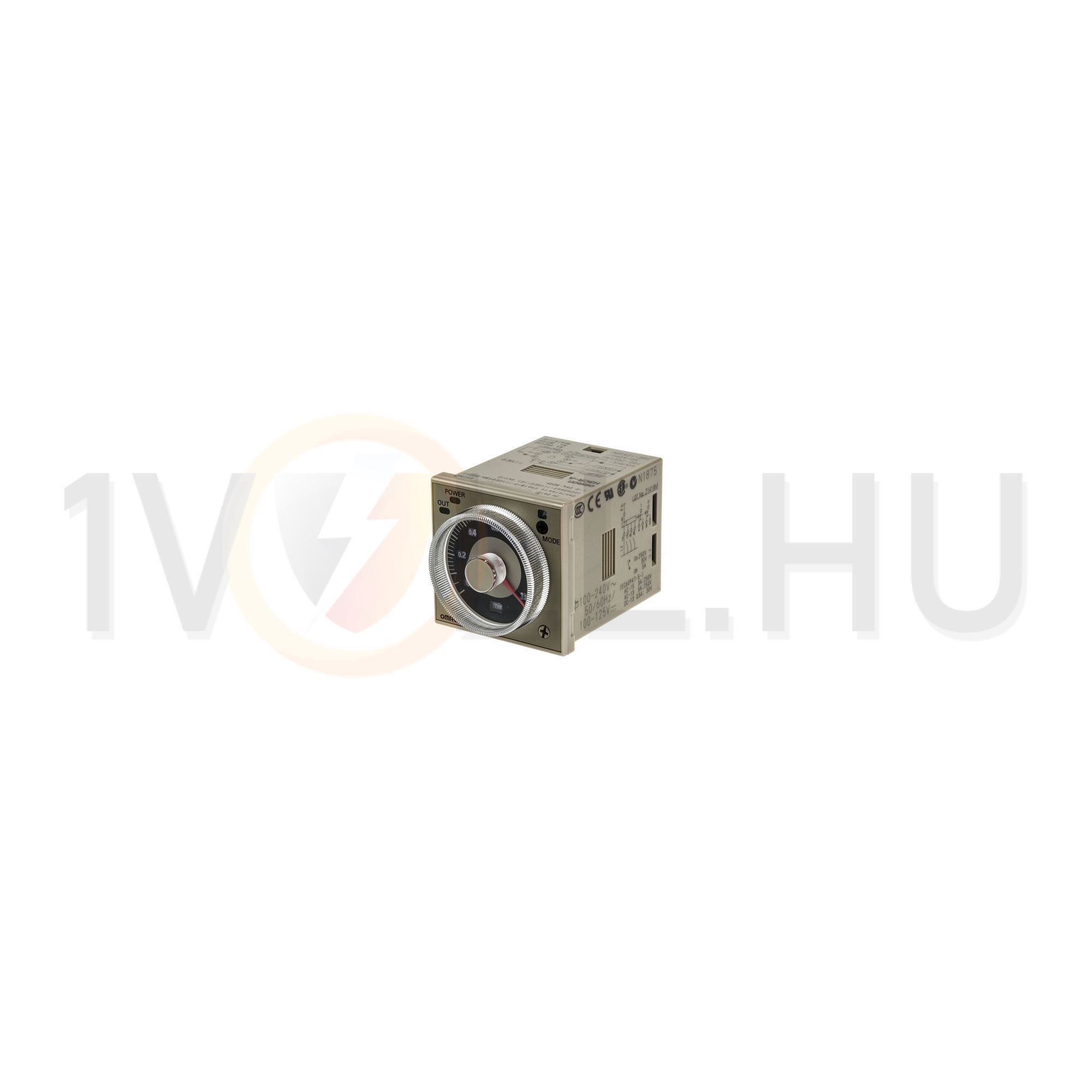 Beépíthető időrelé 6-funkciós 0,05s-300h 2-v 100-240V50Hz H3CR-A AC100-240/DC100-125 OMI OMRON - 667919