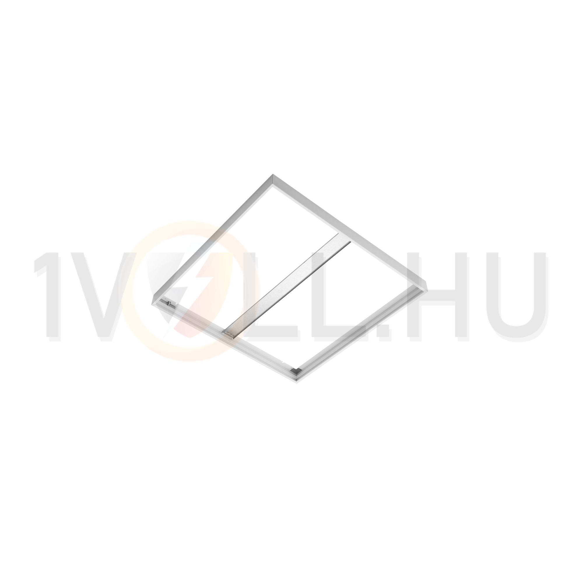 LED panel kiemelőkeret UQ LED-hez acél fehér MODUS - UQRAMC600