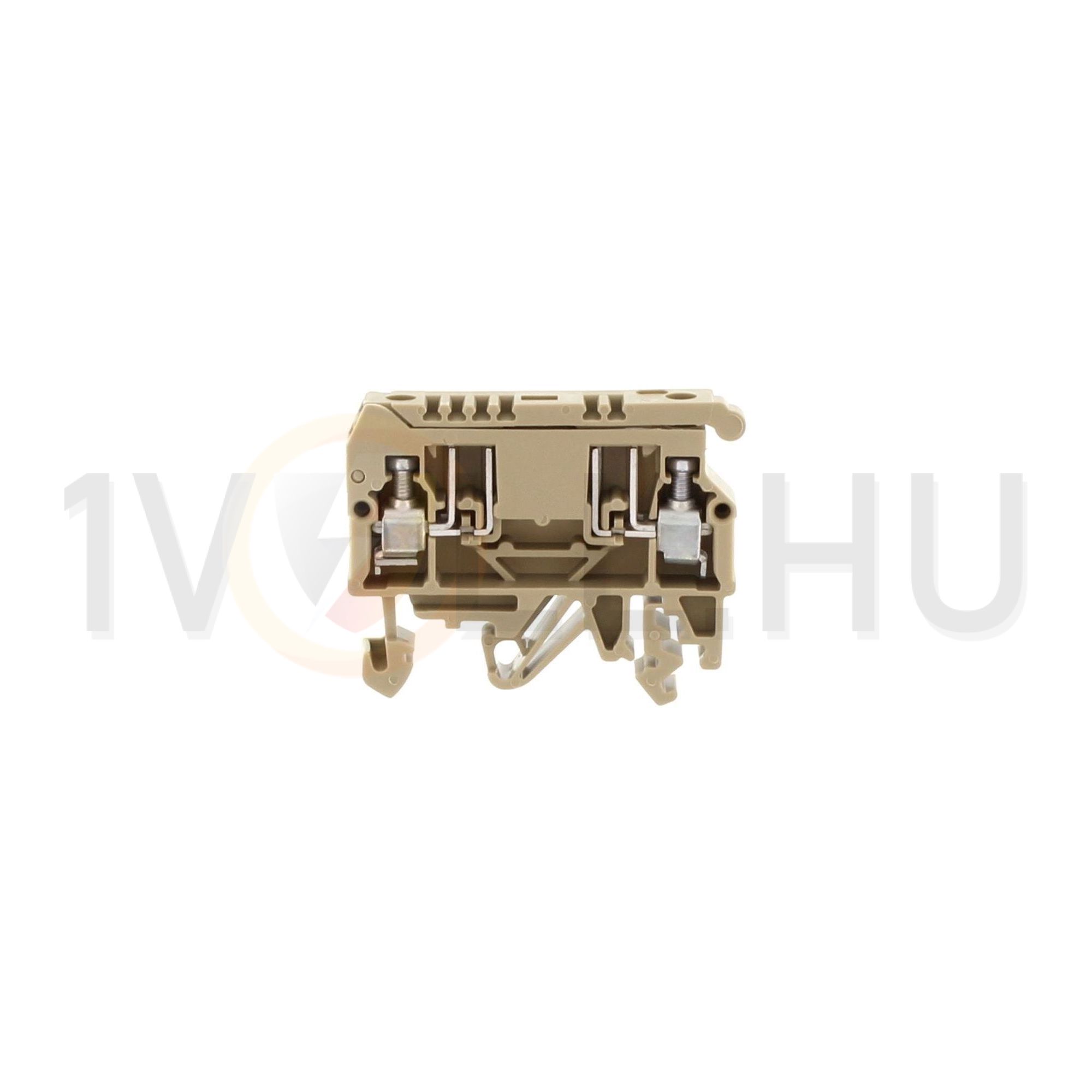 Biztosítós sorkapocs TS35/32 5x20, 5x25 mm bézs G-biztosítóbetét 5x20mm 6.3A STK 2 BG CONTA-CLIP - 1078.2