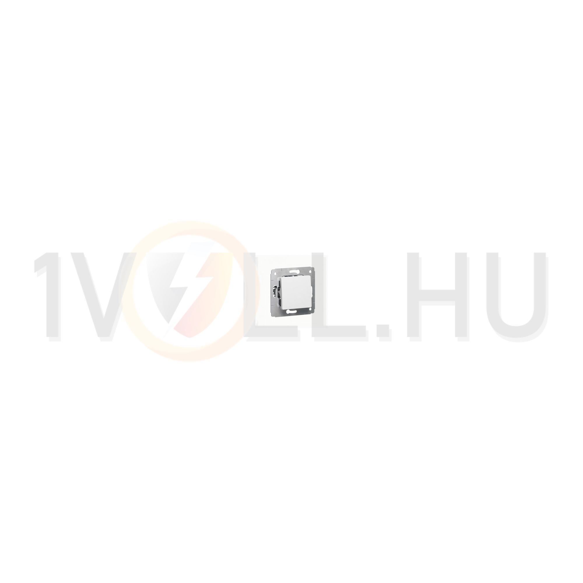 Cariva 106 váltókapcsoló betét közp. fedéllel fehér süllyesztett IP20 1- billentyű/gomb LEGRAND - 773606