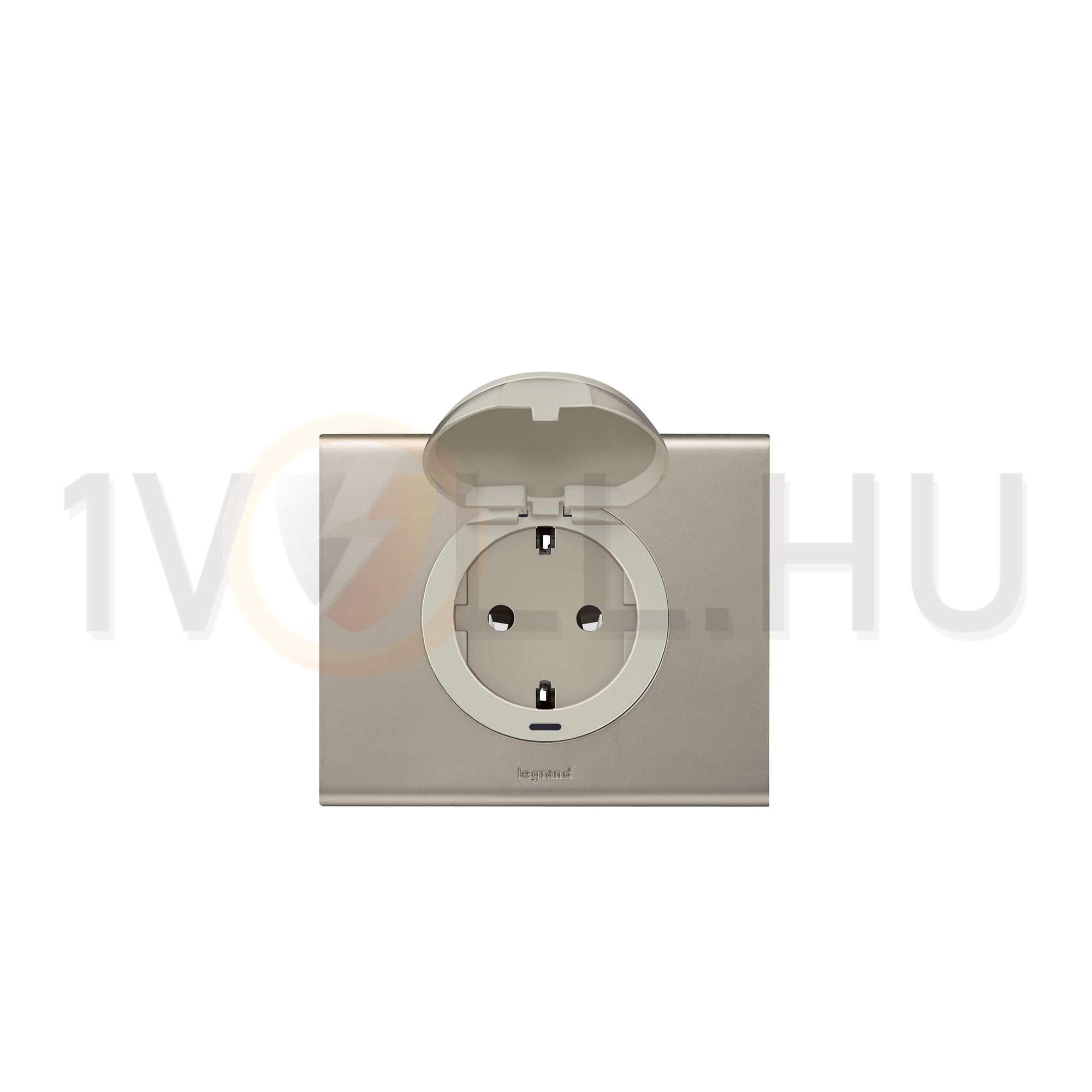 Céliane 162 dugalj betét földelt gyerekzárral szürke IP20 modultartó csavaros LEGRAND - 067161