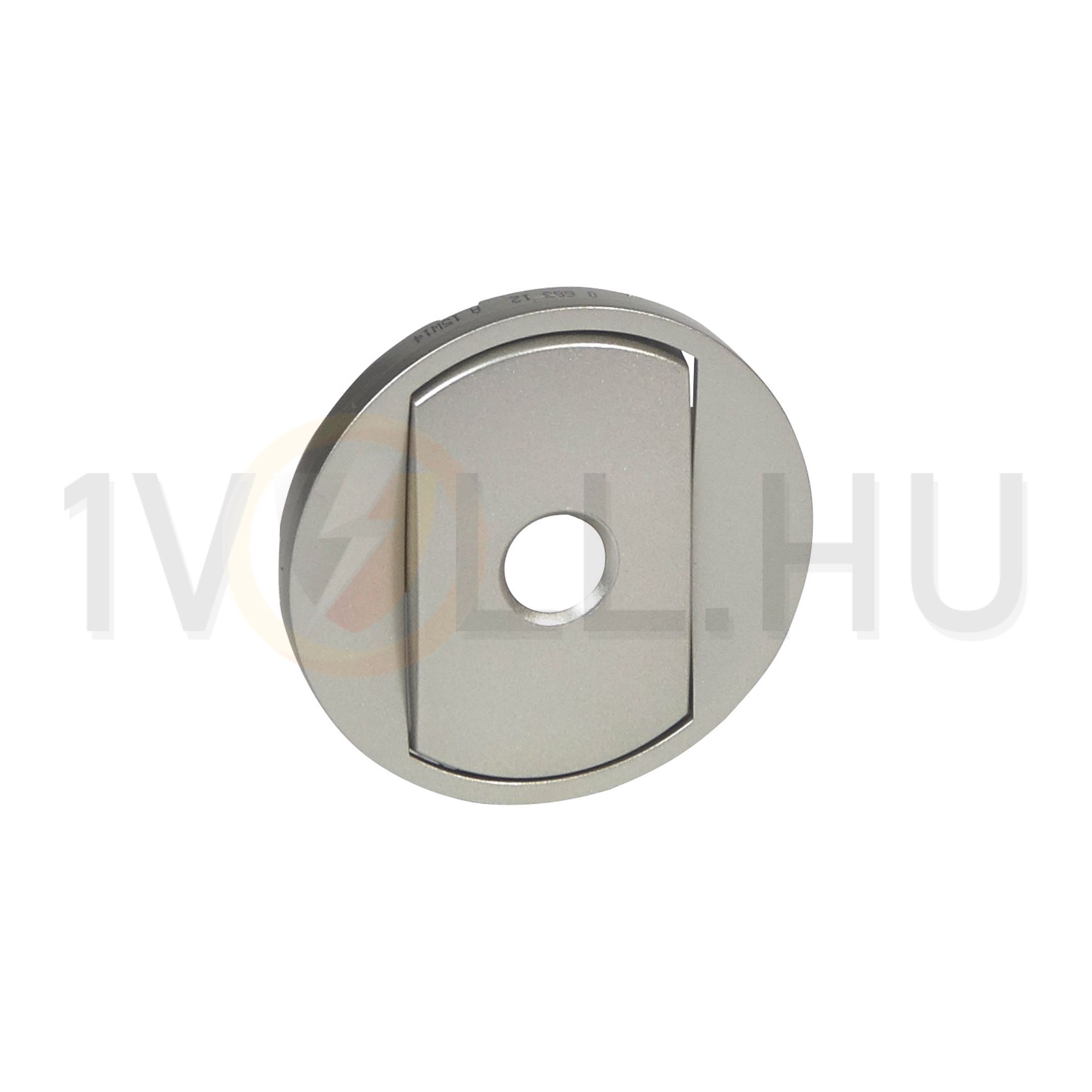 Céliane fedlap energiatakarékos kapcsolóhoz működtetőkaros műanyag titán fényes üres-jel LEGRAND - 068312