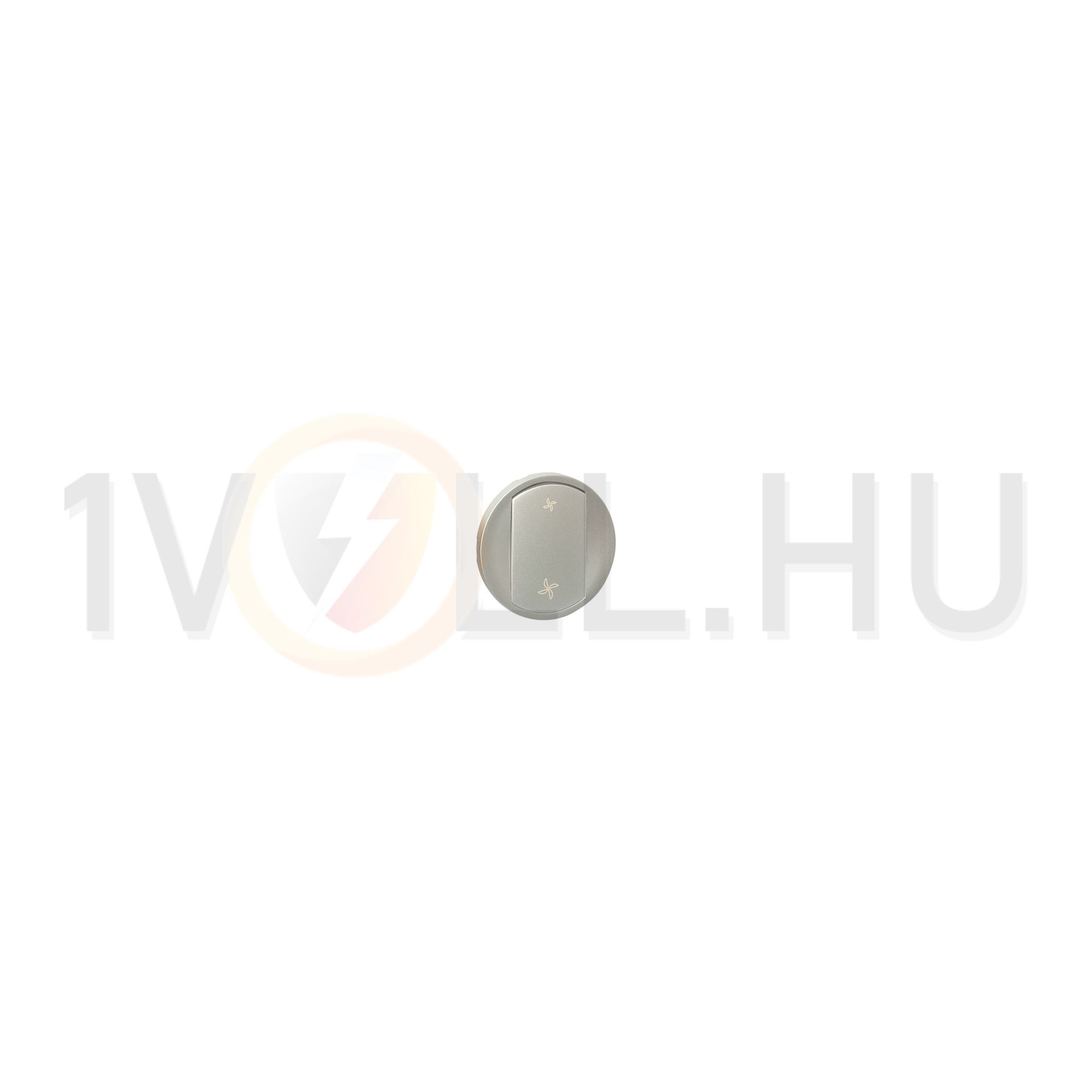 Céliane fedlap ventilátorkapcsolóhoz egyes kapcs/nyg.-hoz titán egyéb-jel műanyag fényes LEGRAND - 068361