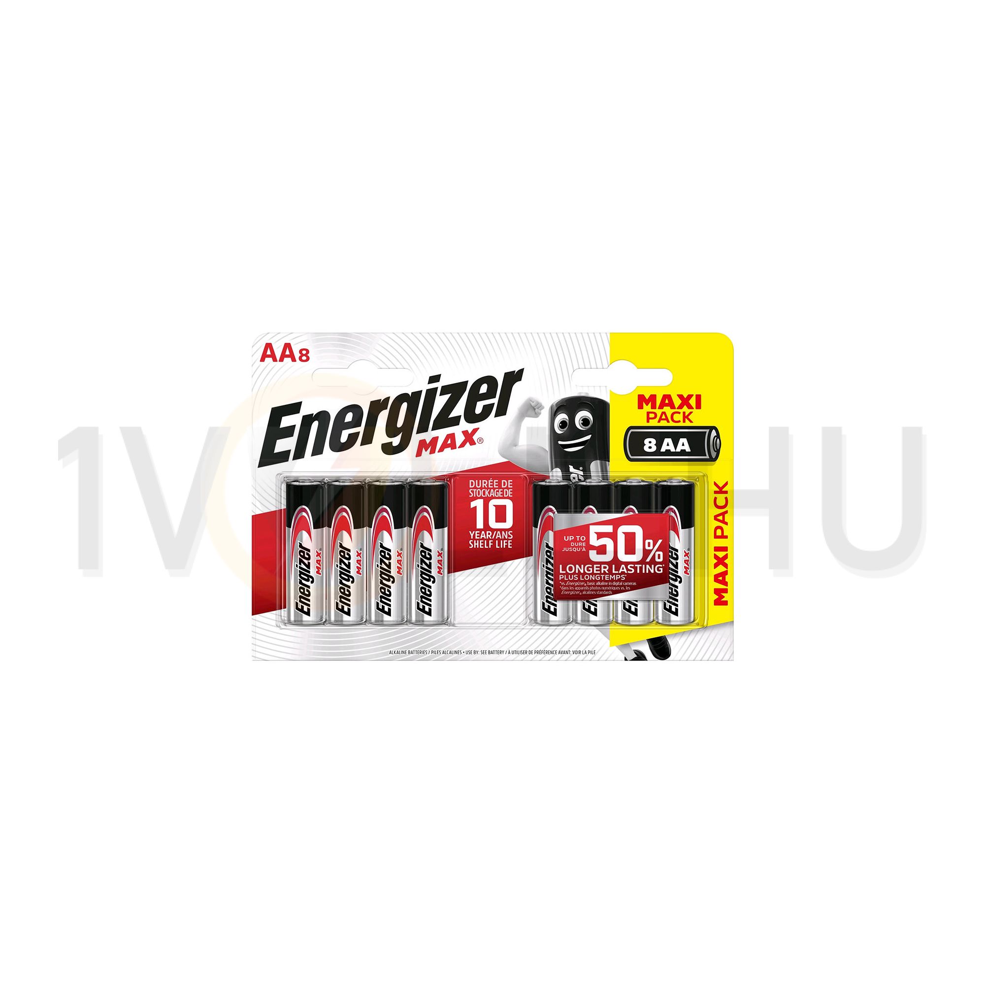 Ceruza elem 1.5V alkáli-mangán LR6 MN1500 Max Energizer - E301531300M