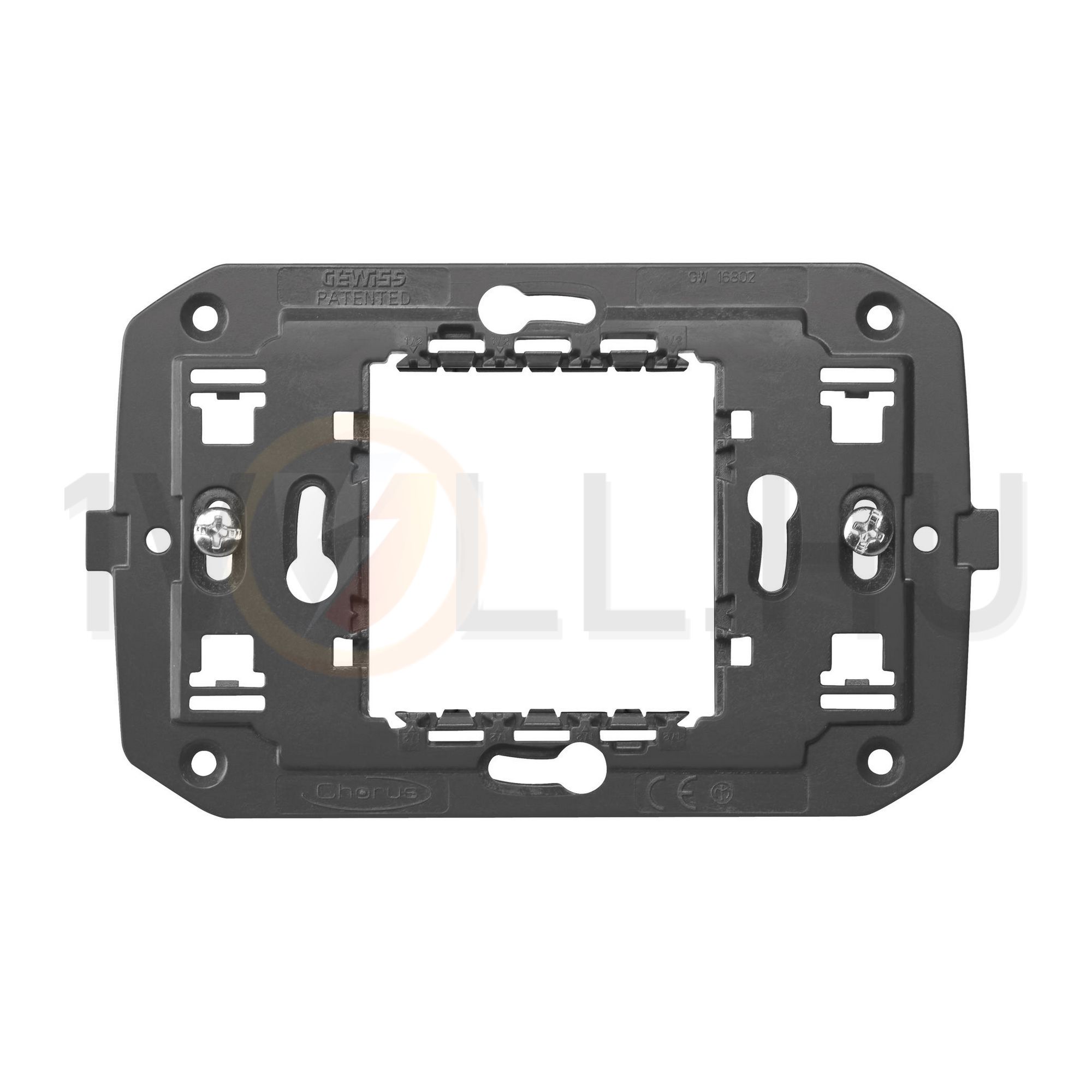 ChoruSmart szerelőkeret (IT) süllyesztett vízszintes 2M/vízsz. csavar GEWISS - GW16802