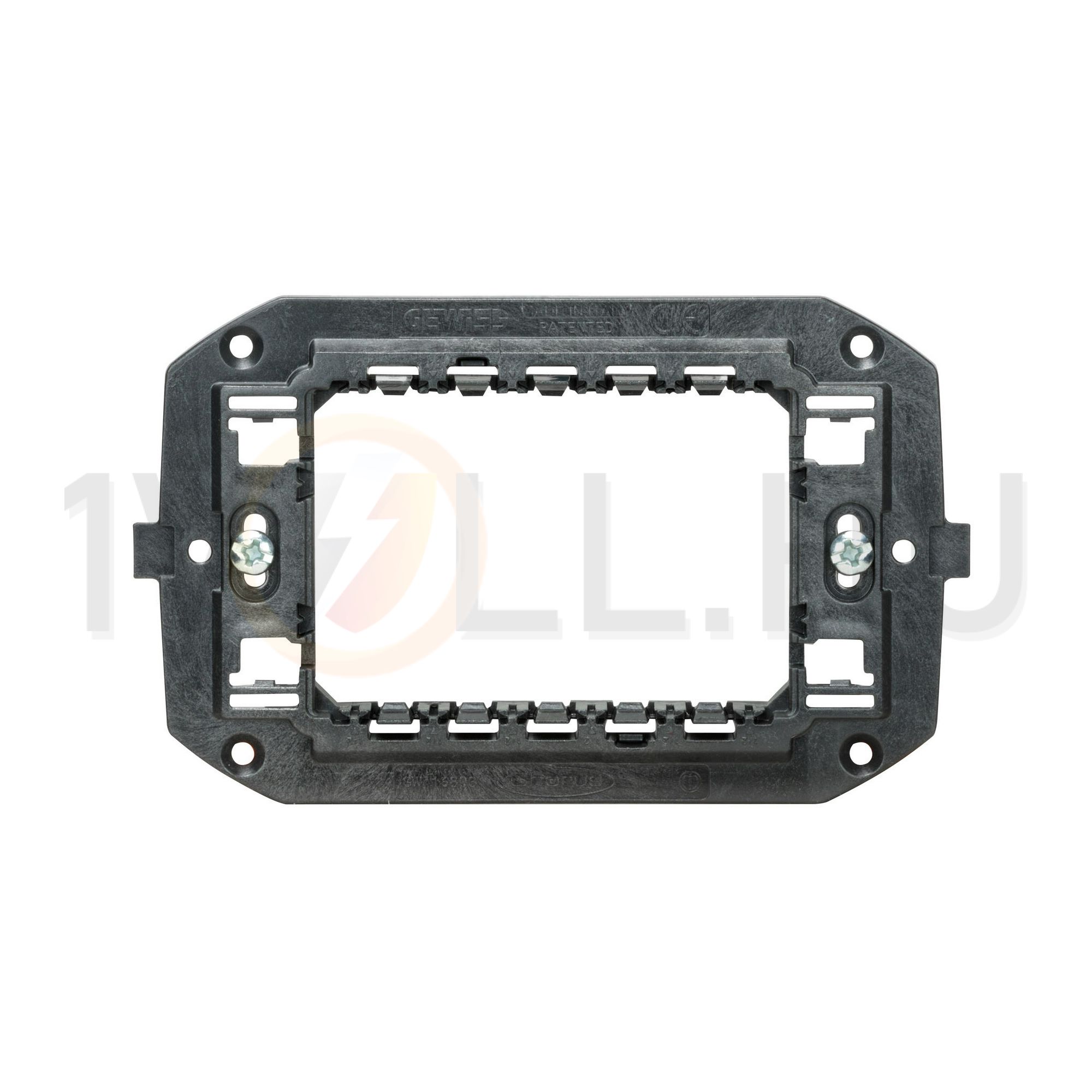 ChoruSmart szerelőkeret (IT) süllyesztett vízszintes 3M/vízsz. csavar GEWISS - GW16803