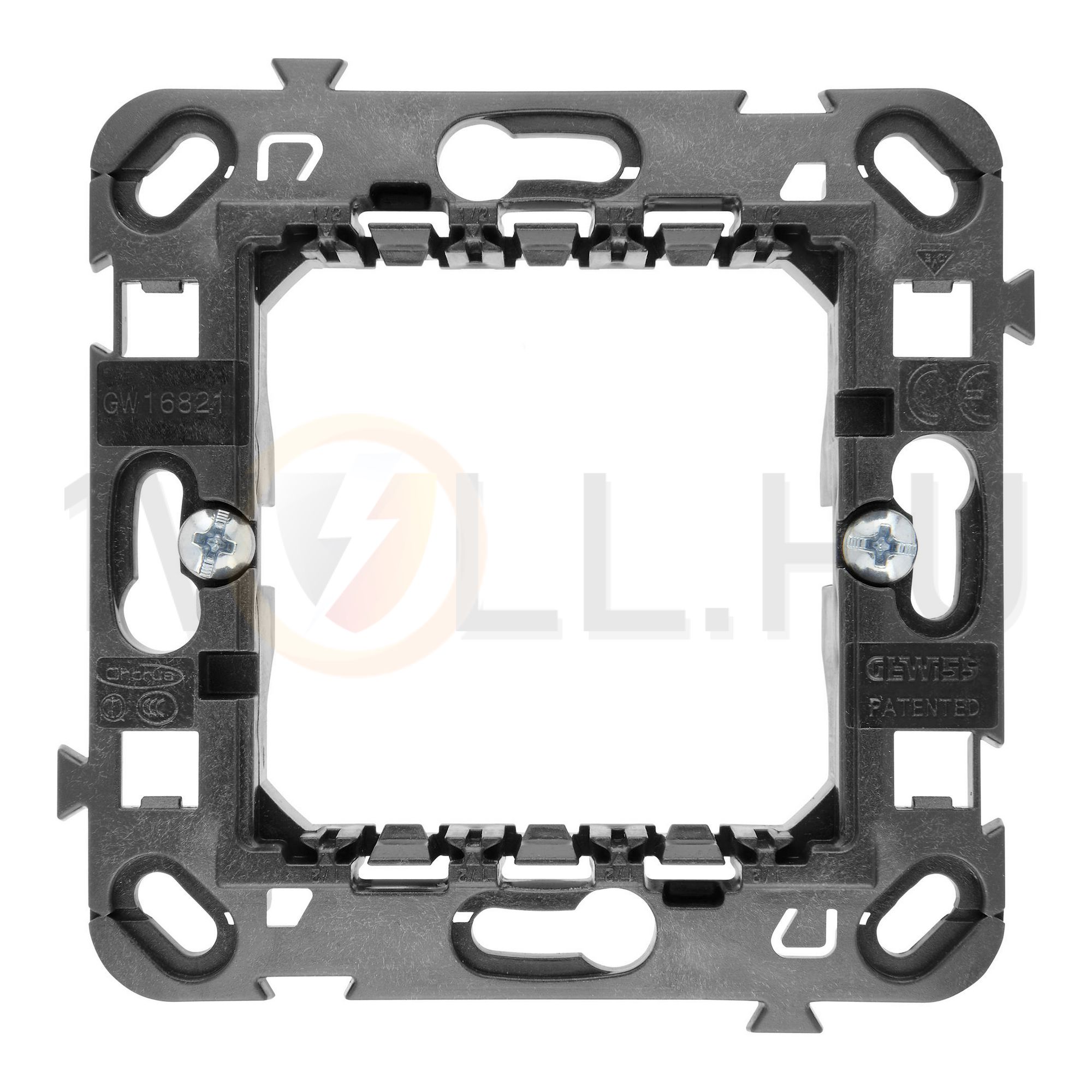ChoruSmart szerelőkeret körmös süllyesztett vízszintes és függőleges 2M/vízsz. karmos GEWISS - GW16821