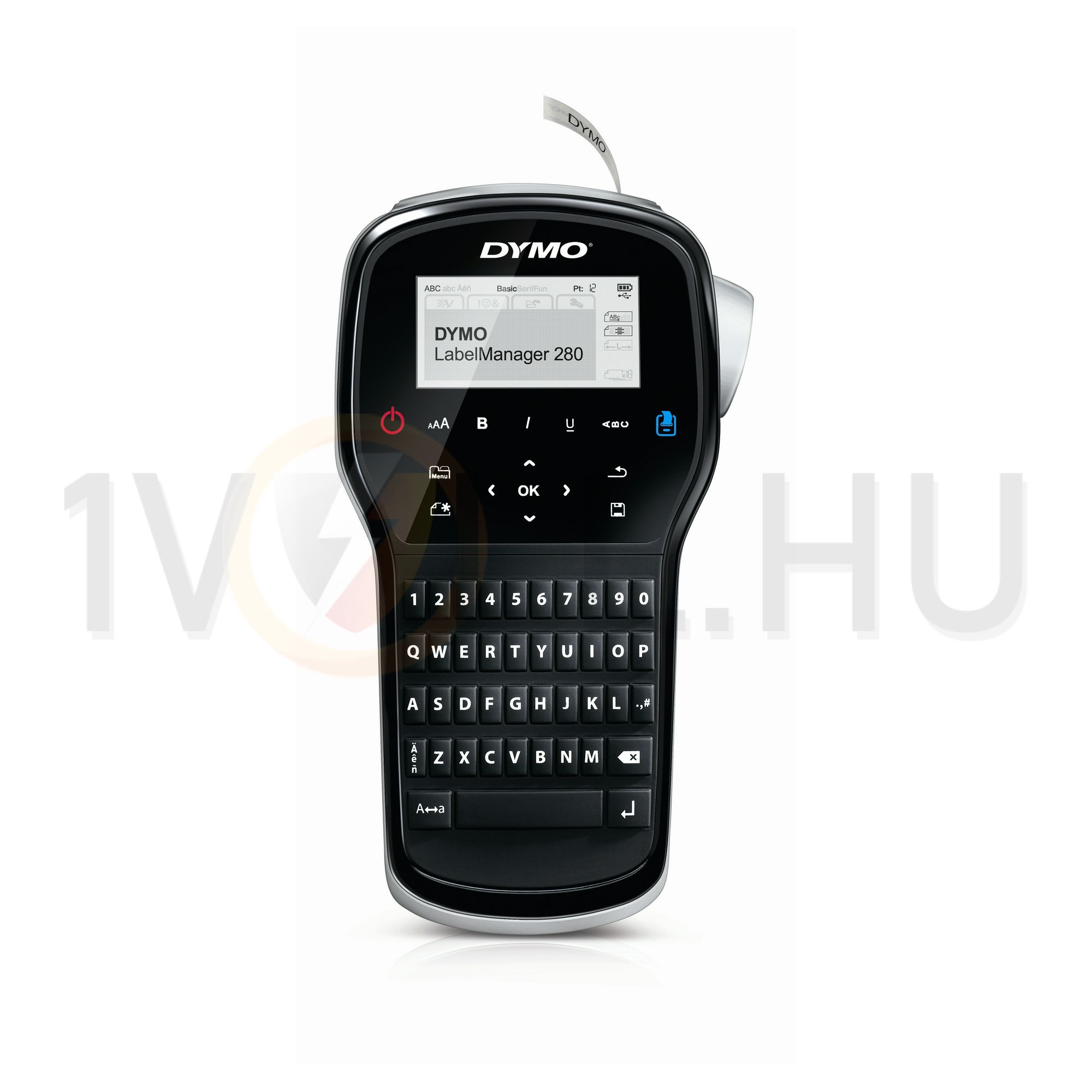 Címkenyomtató gép 6-9-12mm-szalaghoz elektronikus címkefeliratozó LabelManager LM 280 DYMO - S0968940