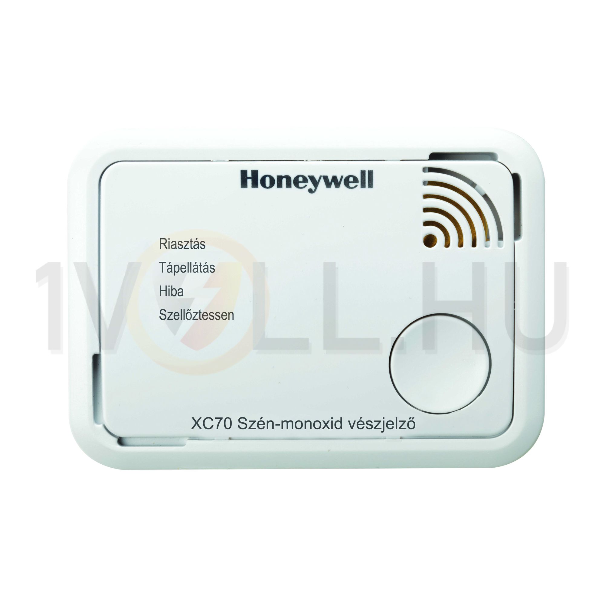 CO (szénmonoxid)-érzékelő/riasztó vezetéknélküli elemes 7év élettartam 90dB(A) fehér 3V HONEYWELL - XC70