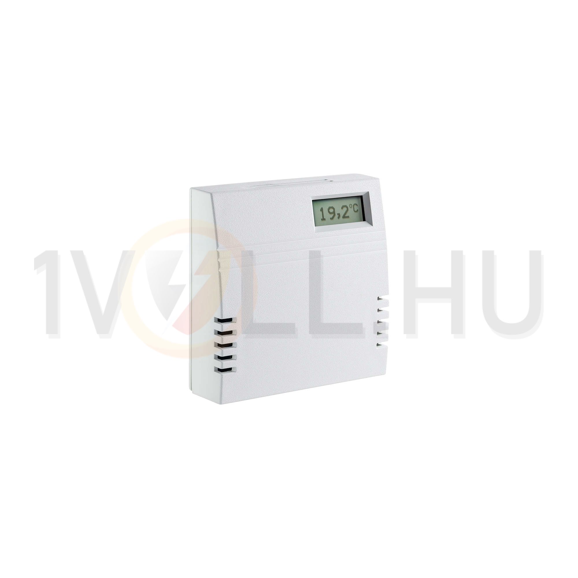 CO2+VOC hőérzékelő terem aktív 2x0..10V 0-50°C 0-2000ppm-CO2 IP30 WRF04 CO2 temp LCD VV Thermokon - 423731