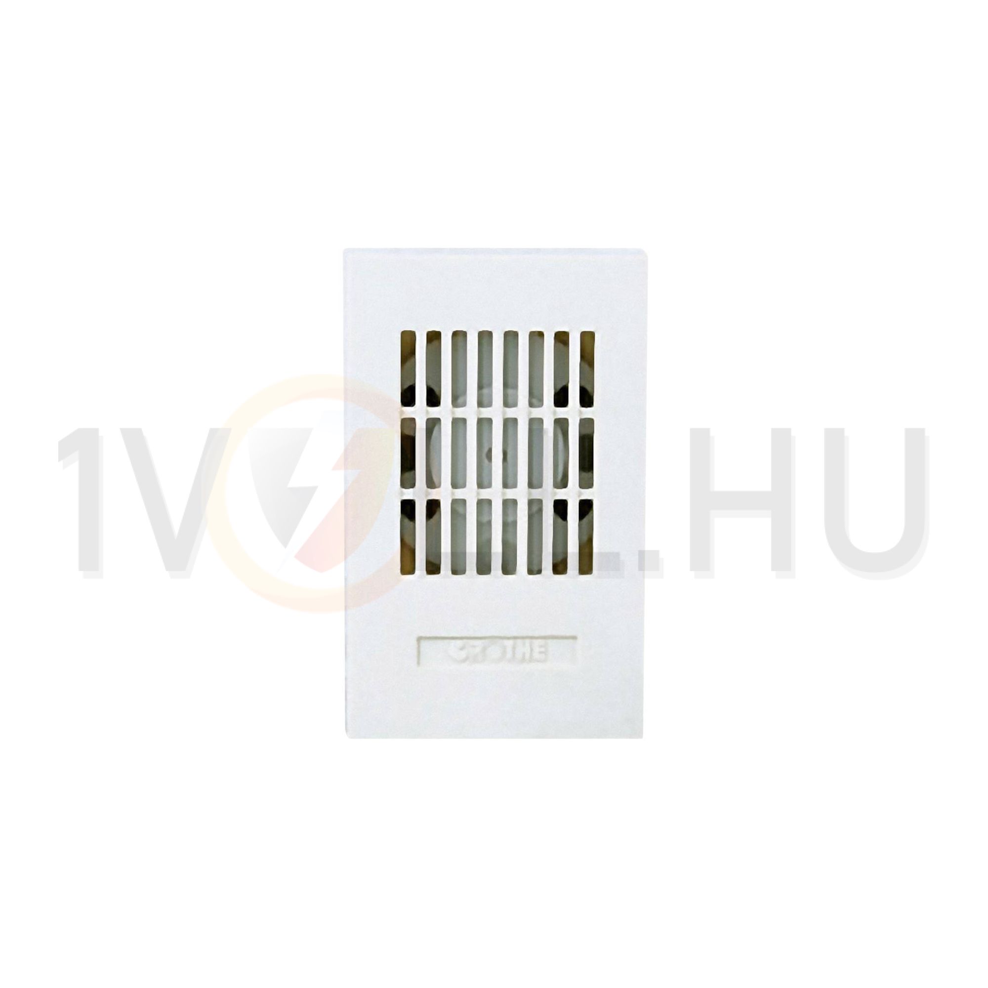 Csengő max. 10s 99x62x28mm dobozban 12V AC fehér-ház 85dB műanyag LTW 1171A 12V AC GROTHE - 24082