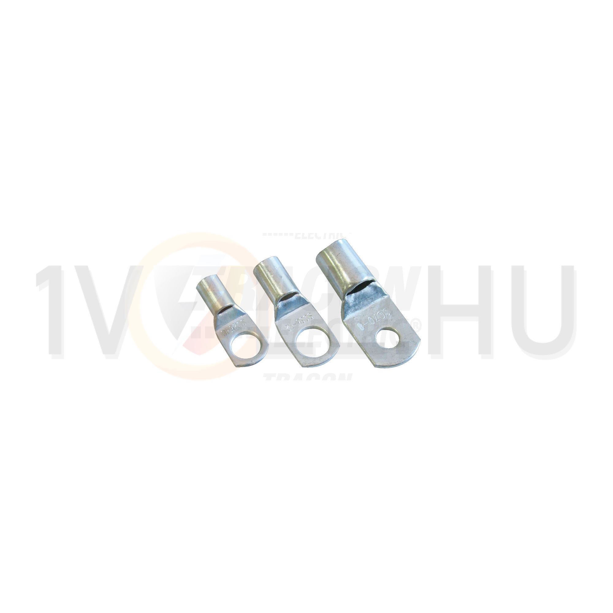 Csőkábelsaru réz 70mm2 8M/csavar ónozott gyűrűs-alakú TRACON - CL70-8