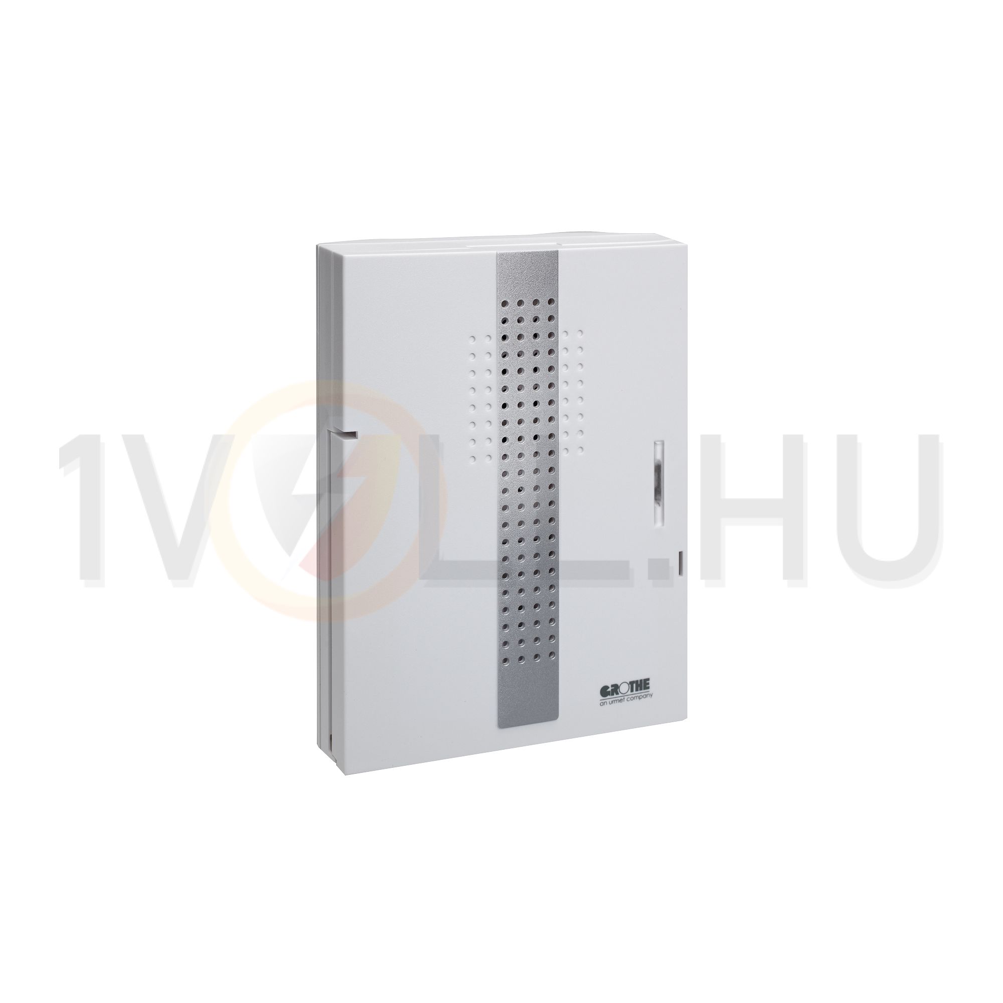 Dallamcsengő vezetékes 17dallam 230VAC v.8-12VAC/DC fehér/ezüst 86dB műanyag CROMA 230A GROTHE - 43175