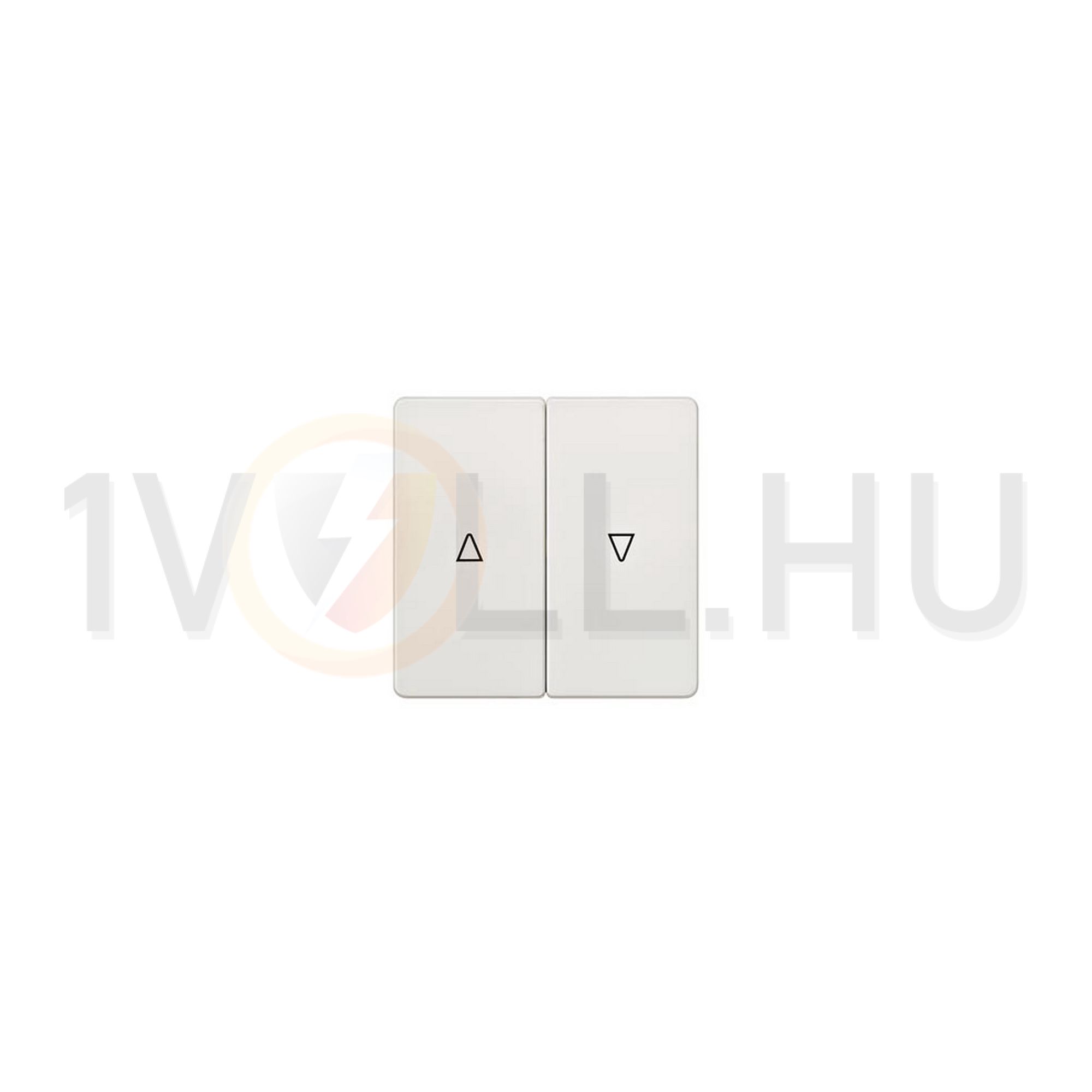 Delta I-System billentyű titánfehér kettős redőnyhöz fehér nyíl-jel IP20 műanyag fényes SIEMENS - 5TG6214