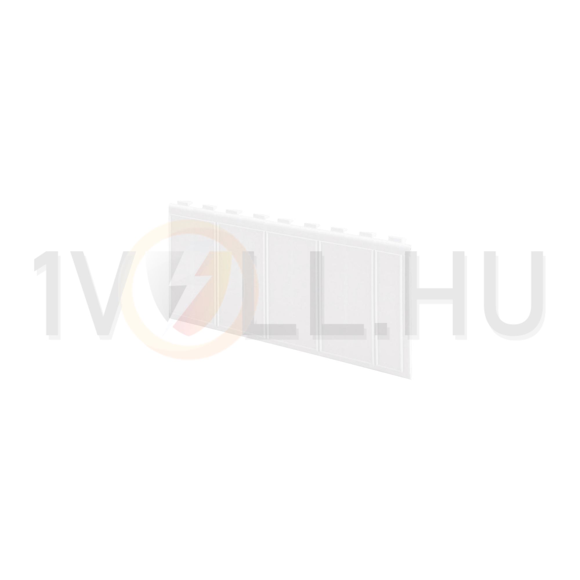 DIN modultakaró kiselosztókhoz 4,5M fehér műanyag fehér 6.5M 81mm x 47mm 40CD GEWISS - GW40467