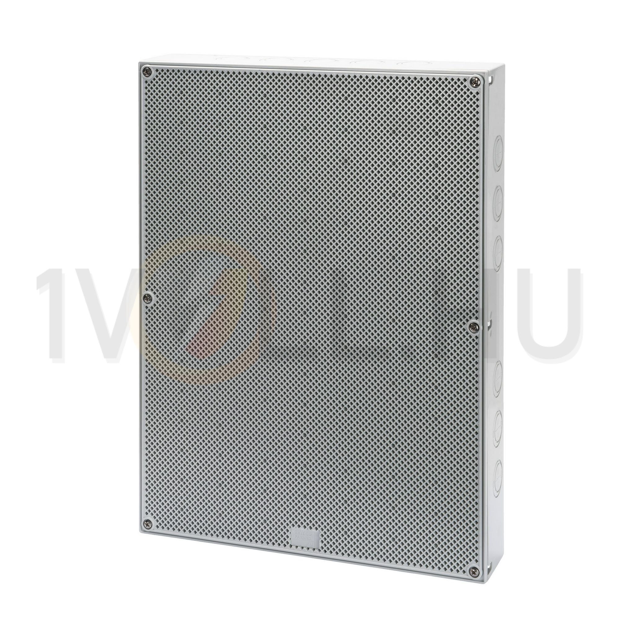 Doboz falonkívüli méhsejtrácsos d23/29 műanyag 300mm x 400mm-hossz 120mm IP41 szürke 42TV GEWISS - GW42010