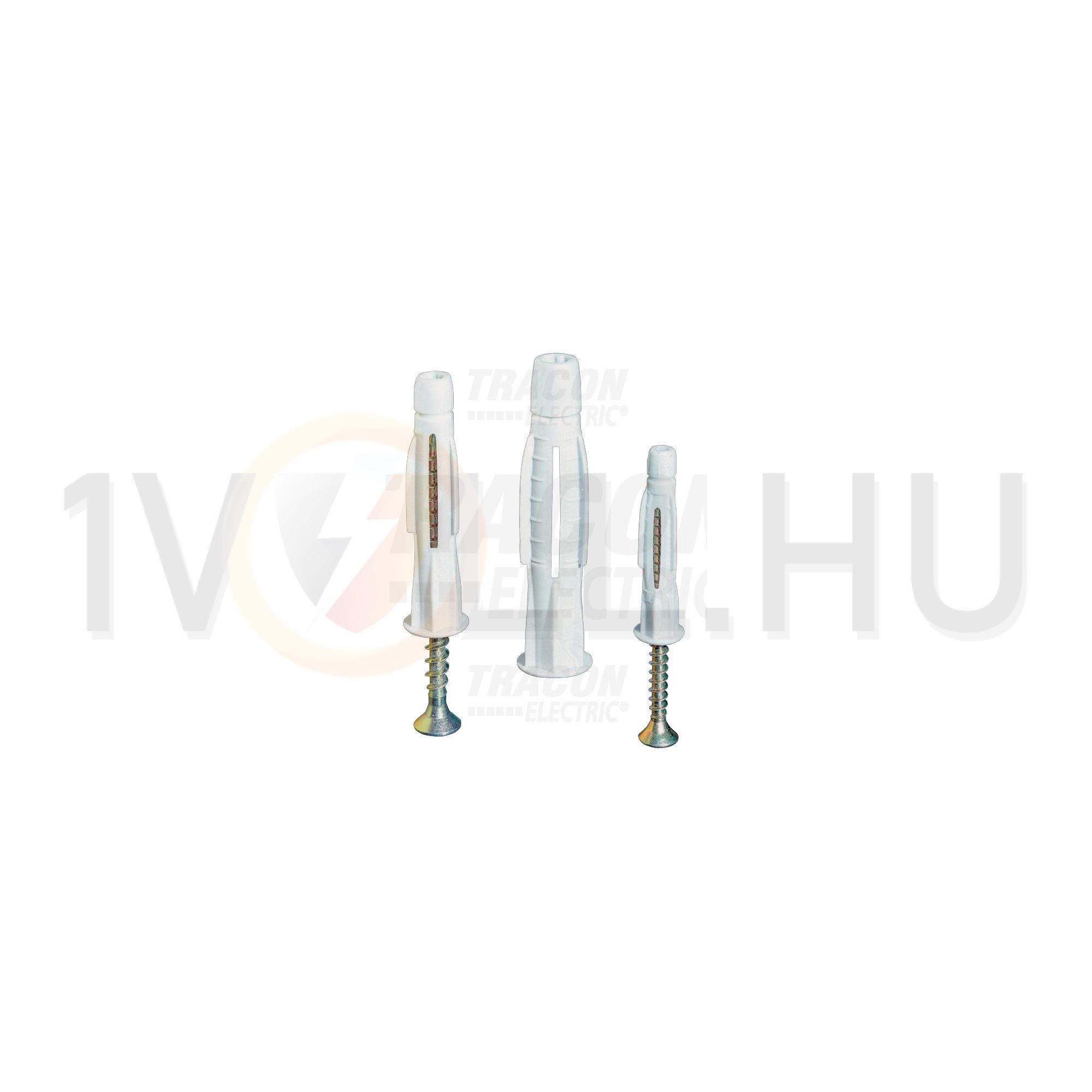 Dübel önfeszítő csavarral 5x60mm 8mmx 50mm 5mm-csavarátmérőhöz műanyag TRACON - TOPCS8