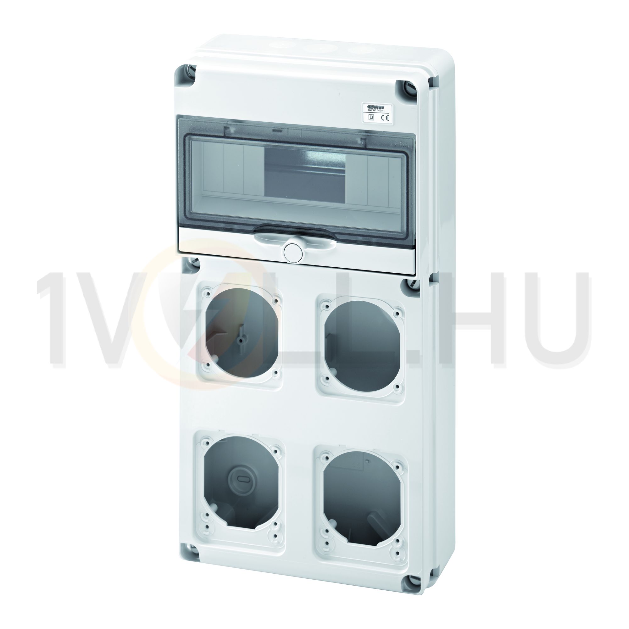 4-dugaljhellyel 4-dugajhellyel 68Q-DIN GEWISS - GW68003N