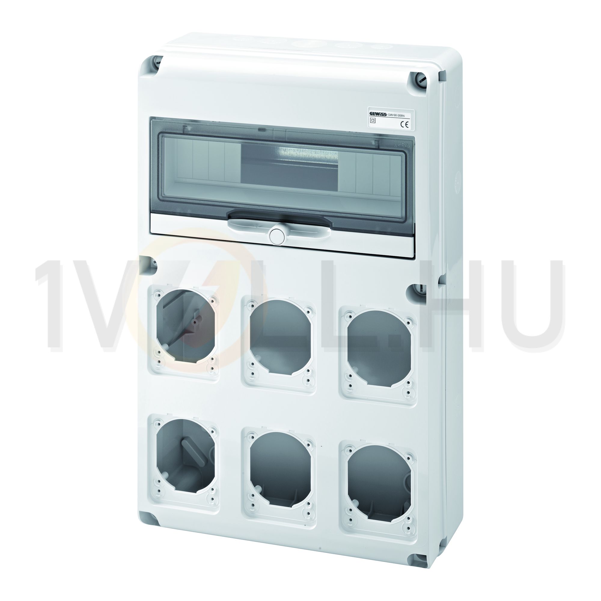 Dugaszoló kiselosztó 6-dugaljhellyel 68Q-DIN GEWISS - GW68008N