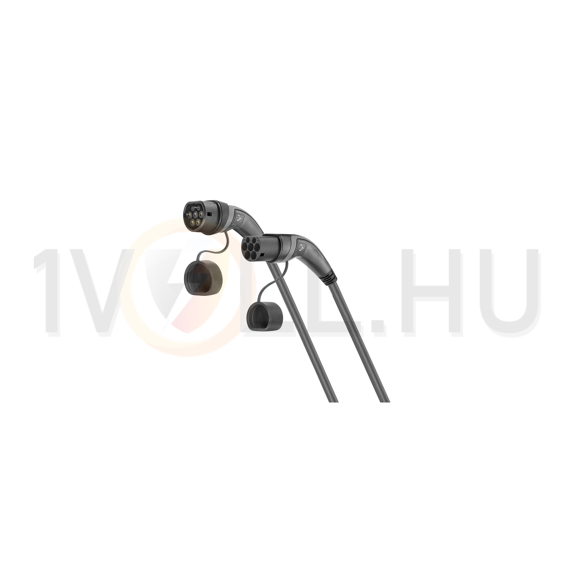 E-autó töltőkábel 5m 32A 480V AC 3F T2/jármű T2/töltő 3-as mód CA-T2T2-5M-22/3P-R-BBG Weidmüller - 2754390000