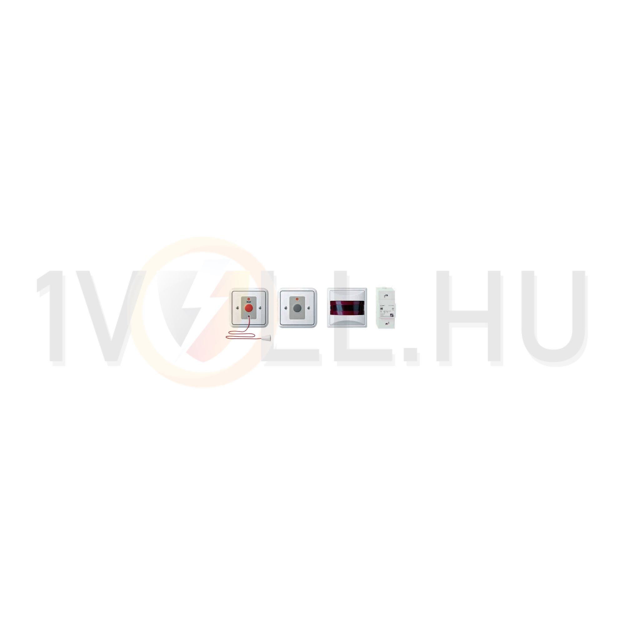 Elso WC segélyhívó rendszer komplett készlet 24V AC fehér IP20 Schneider - 740074