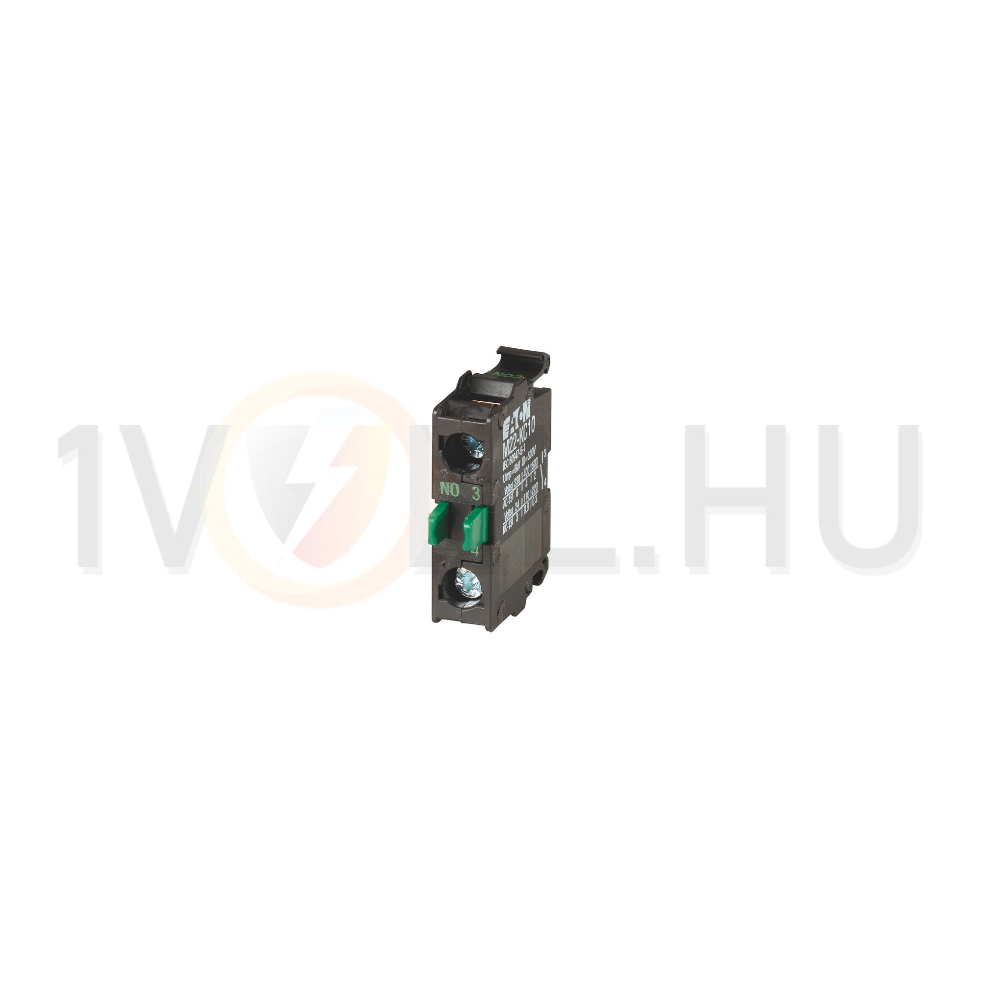 Érintkezőblokk vezérlőkészülékhez alaplapra rádugható 1-z 6A/AC15/230V csavaros M22-KC10 EATON - 216380