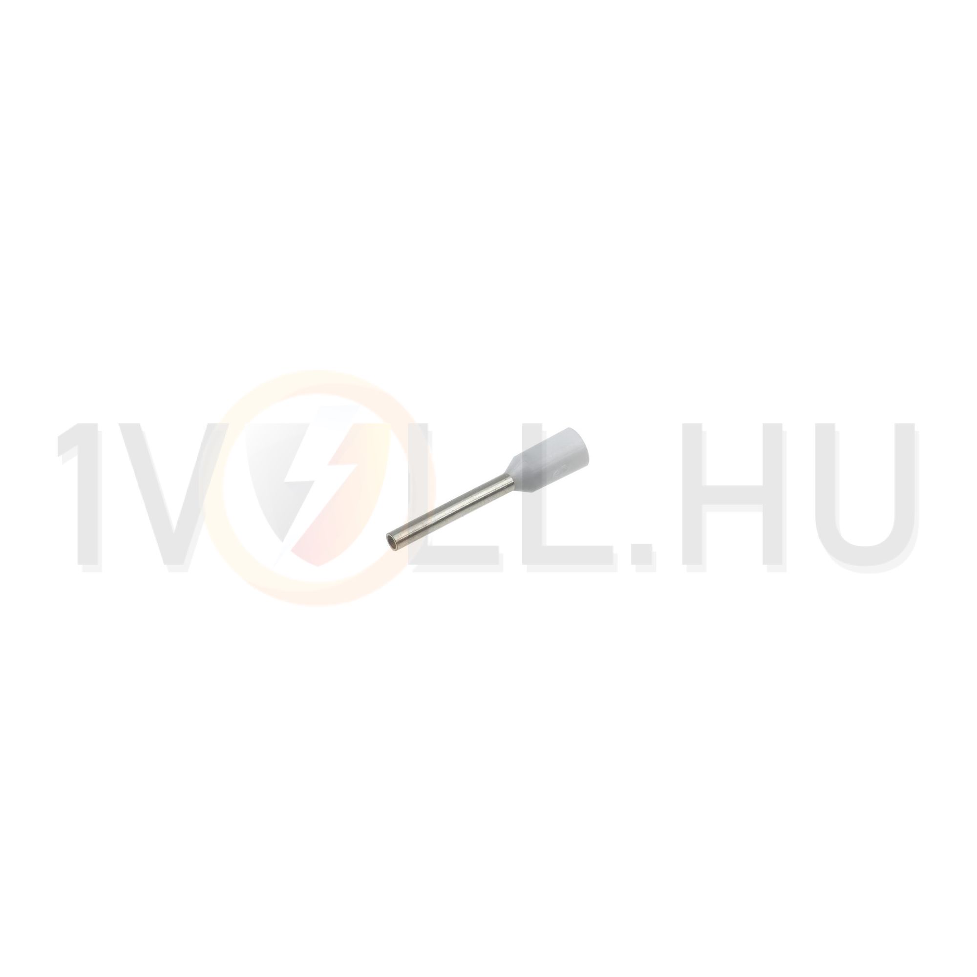 Érvéghüvely DIN-VDE szigetelt normál 0.75mm2 8mm fehér TRACON - E050
