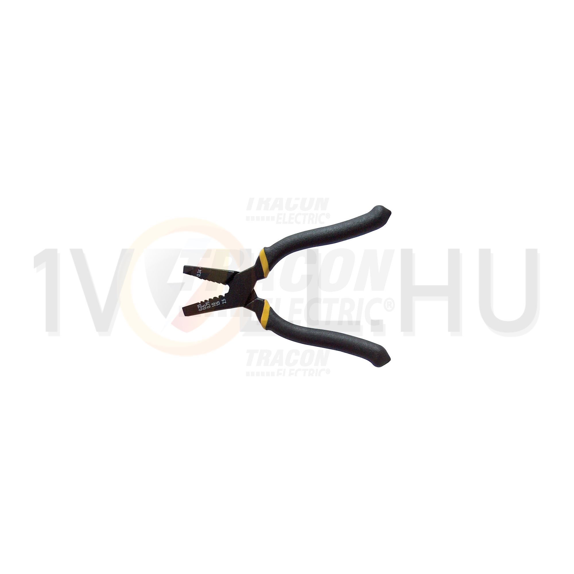 Érvéghüvelyprés 0,5-16mm2 univerzális-présforma mechanikus TRACON - 9004-LT
