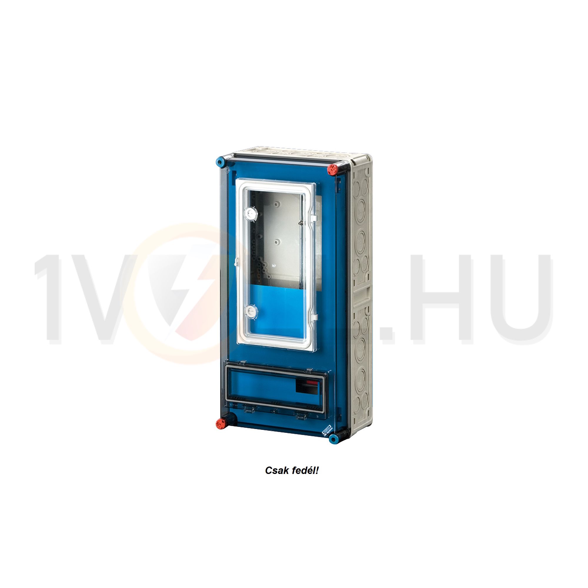 Fedél csapófedeles átlátszó 300mmx 600mmx műanyag Mi 72433 FED Hensel - 1093434