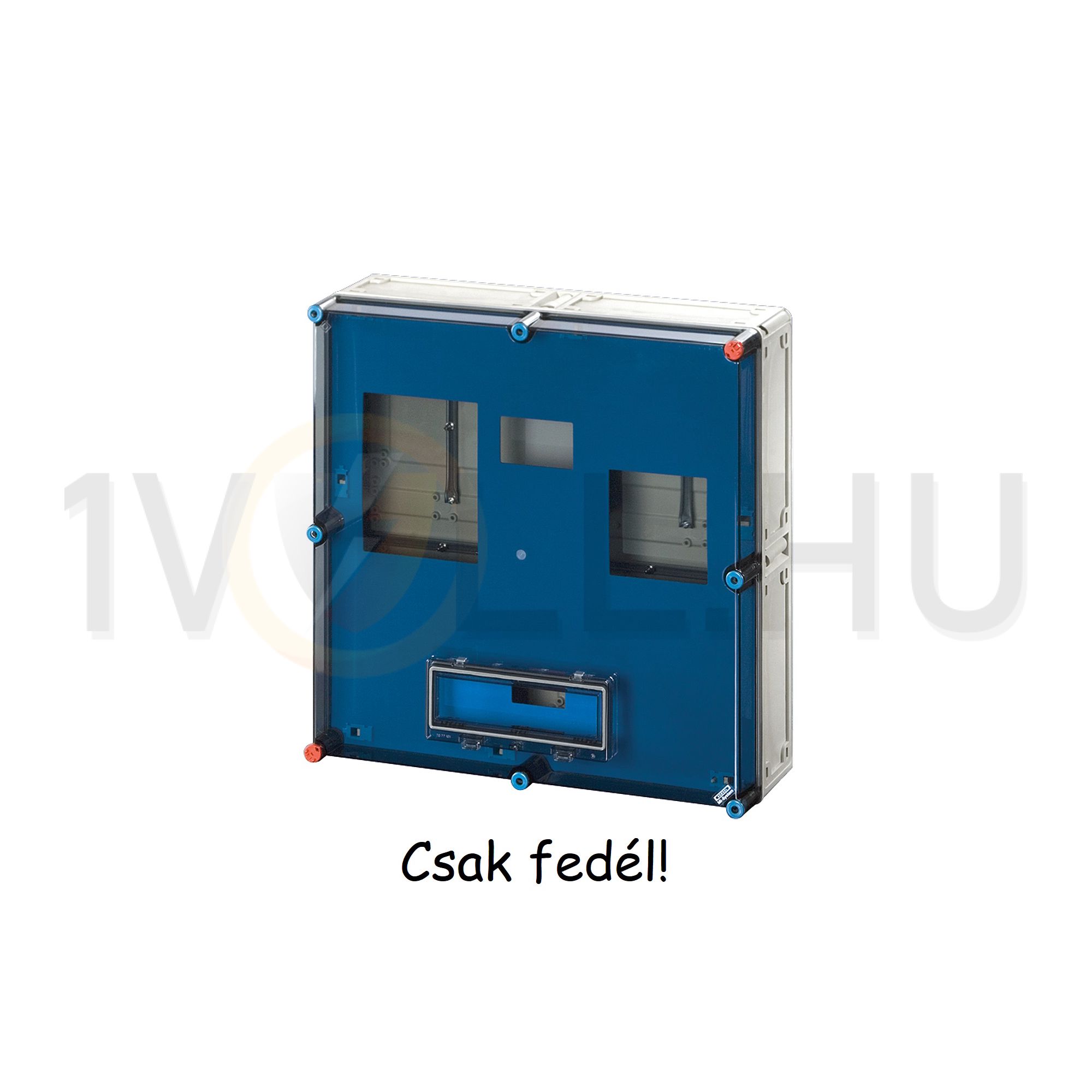 Fedél csapófedeles átlátszó 600mmx 600mmx műanyag Mi 72861 FED Hensel - 1093438