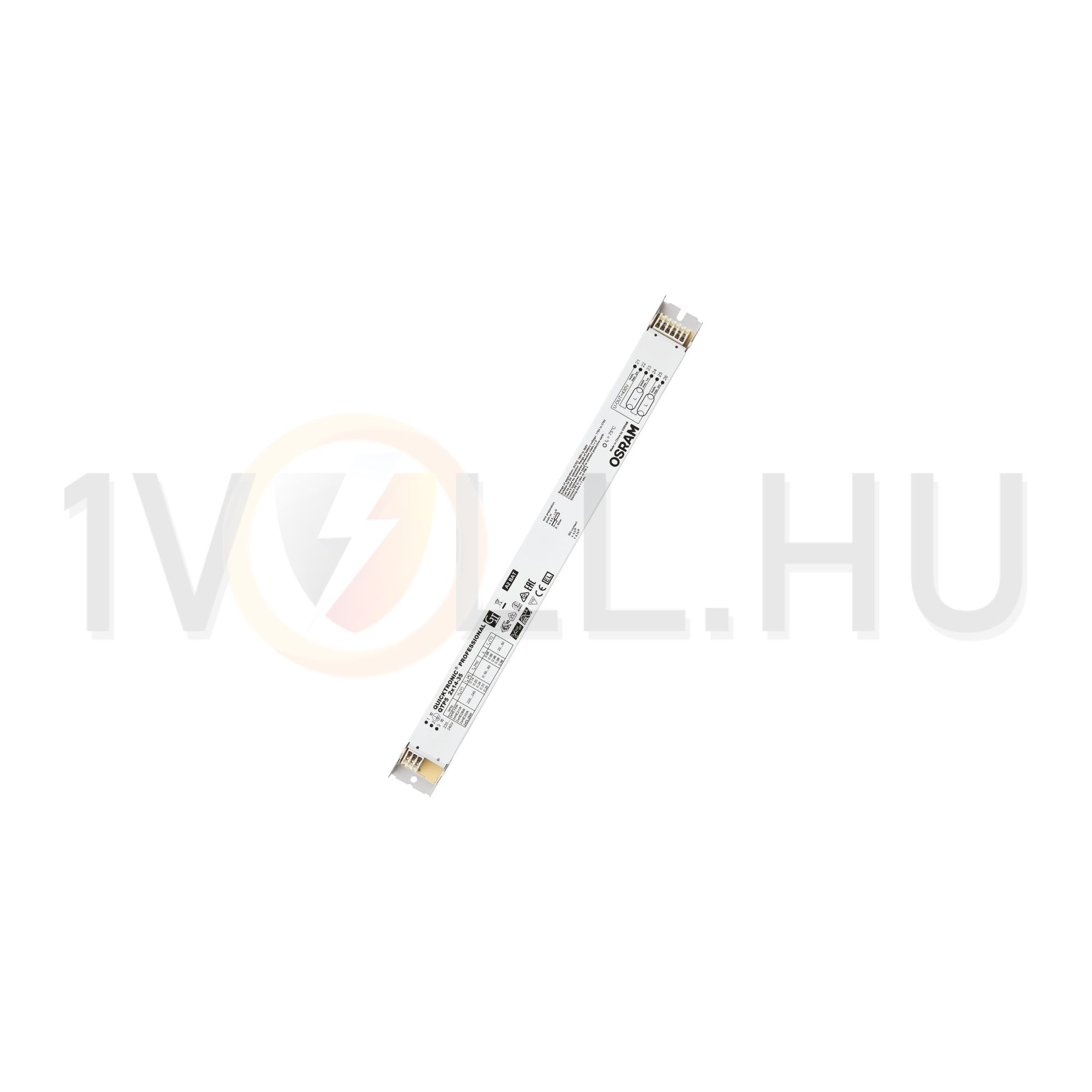 Fénycső előtét 2x14-35W elektronikus multiwatt 220-240V T16 fém tokozás-ház QTP5 2X14…35 LEDVANCE - 4008321329073