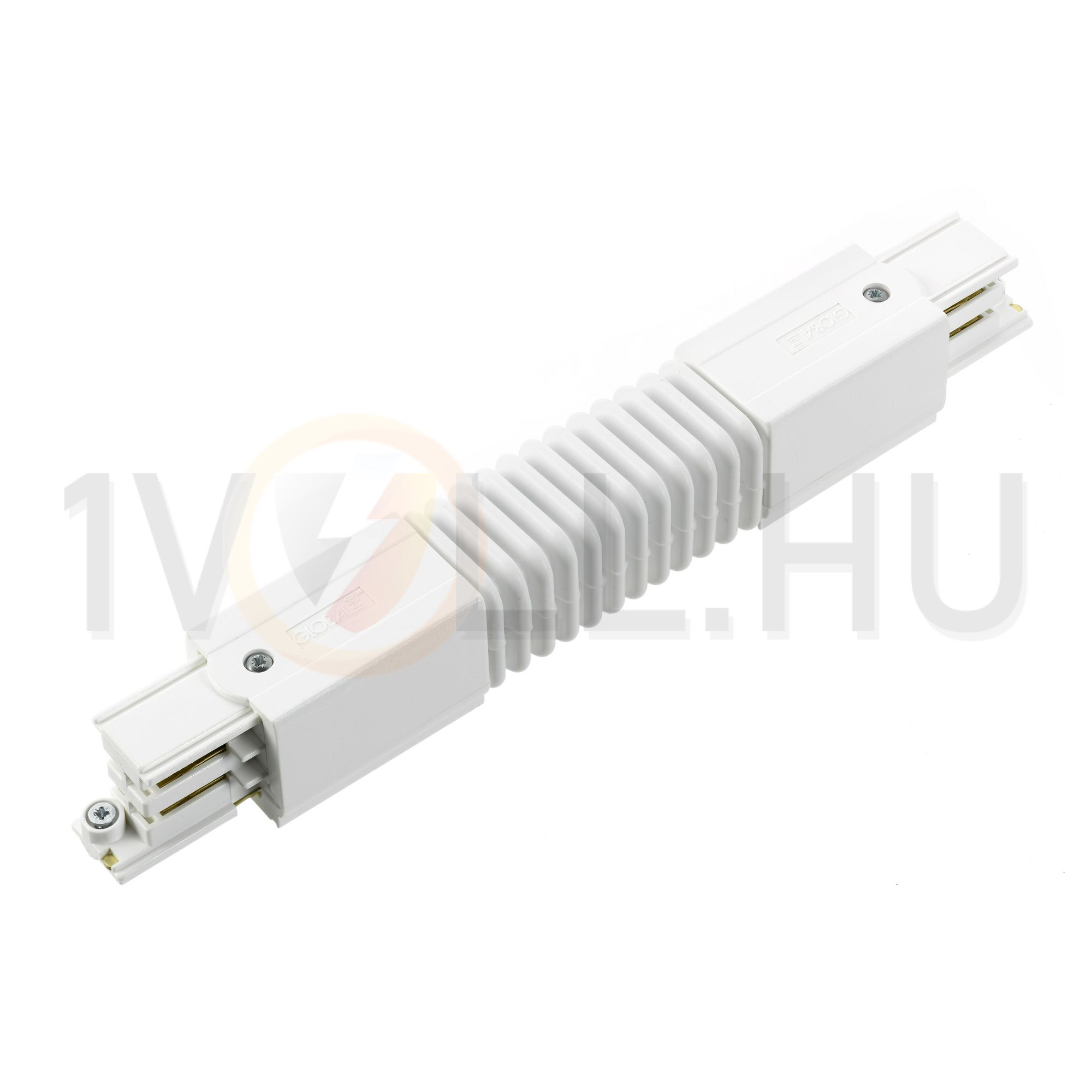 Flexibilis sarokelem 3F világítási sínhez 16A 230-400V 3F falonkívüli fehér XTS 23-3 LIVAL - 19170233