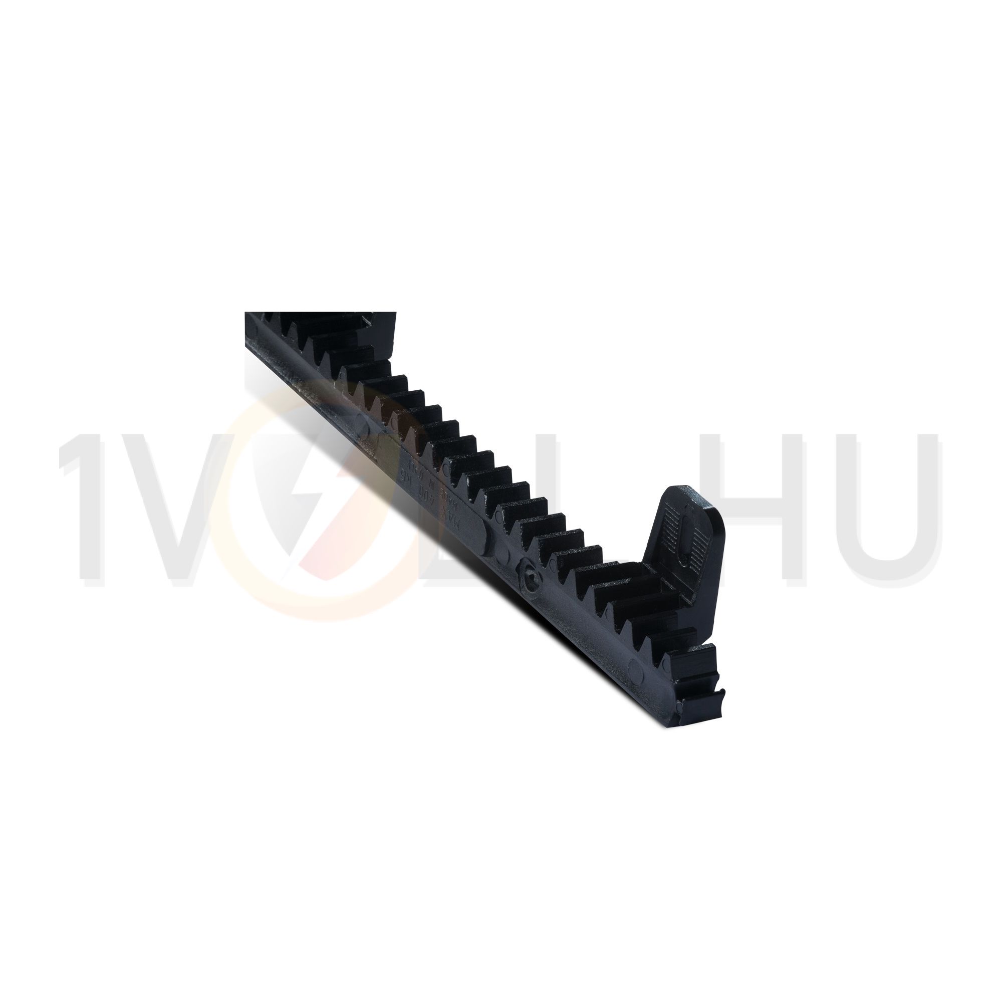 Fogasléc tolókapuhoz M4 fémszálas műa. 1m 6rögzítőfül CRV6 OVERGATE