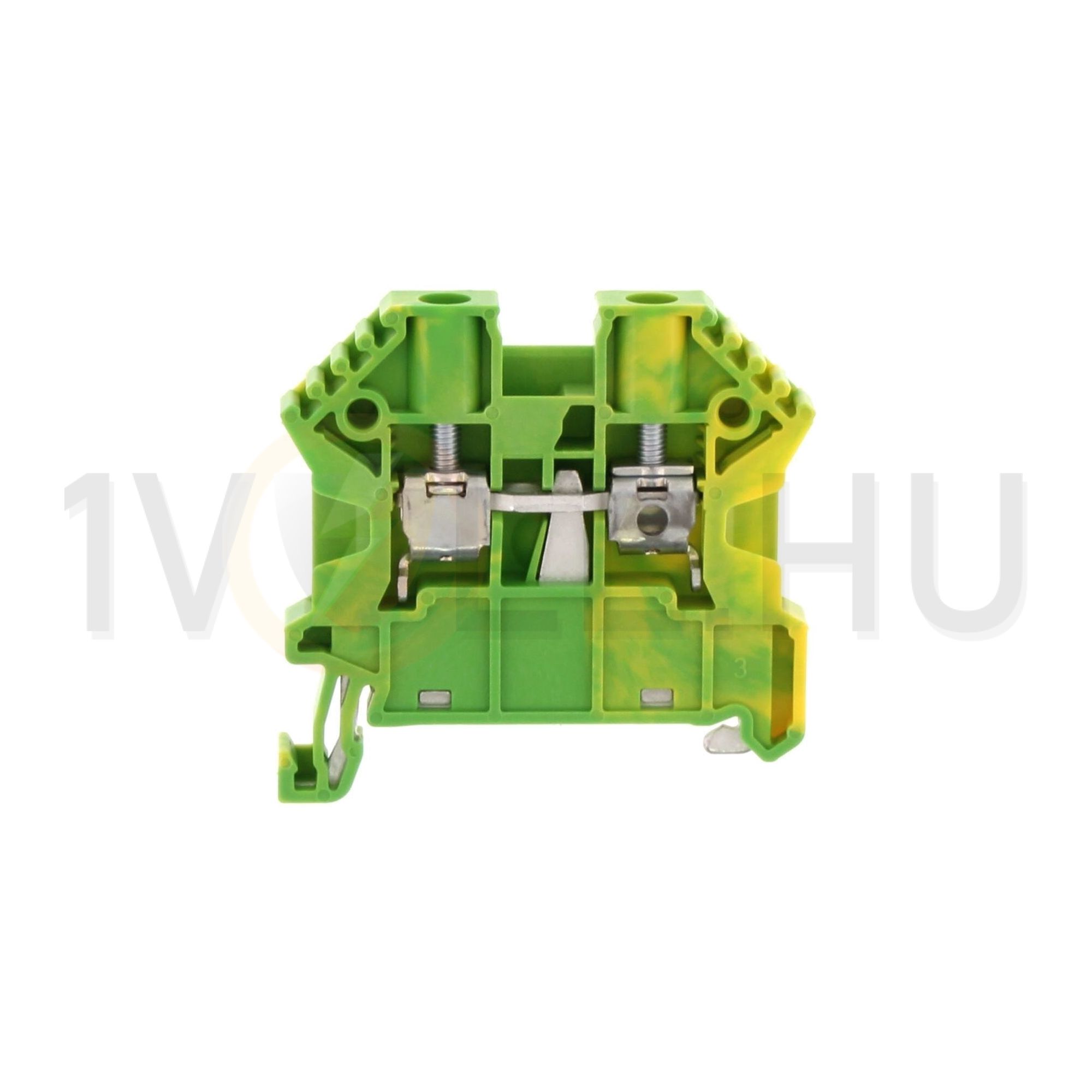 Földelő sorkapocs TS35 1-szintes 0,2-4mm2 zöld-sárga csavaros csavaros SSL 4/2A GNYE CONTA-CLIP - 17107.2