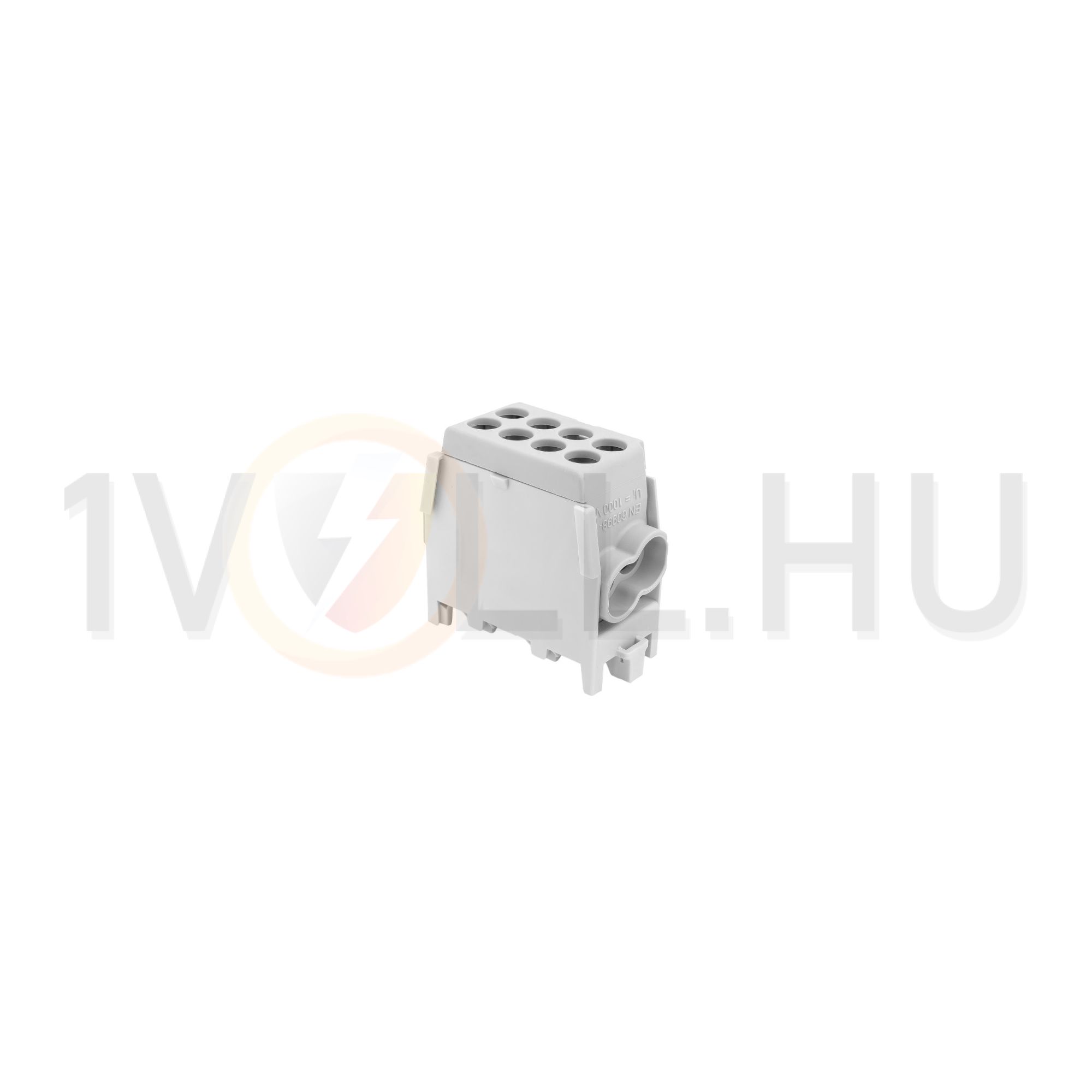 Fővezetéki leágazókapocs 130/100A Cu/Al csavaros szürke 2x25+2x25mm2 1P 25mm2 HLAK 25-1/2/25 M2 Pollmann - 2080188