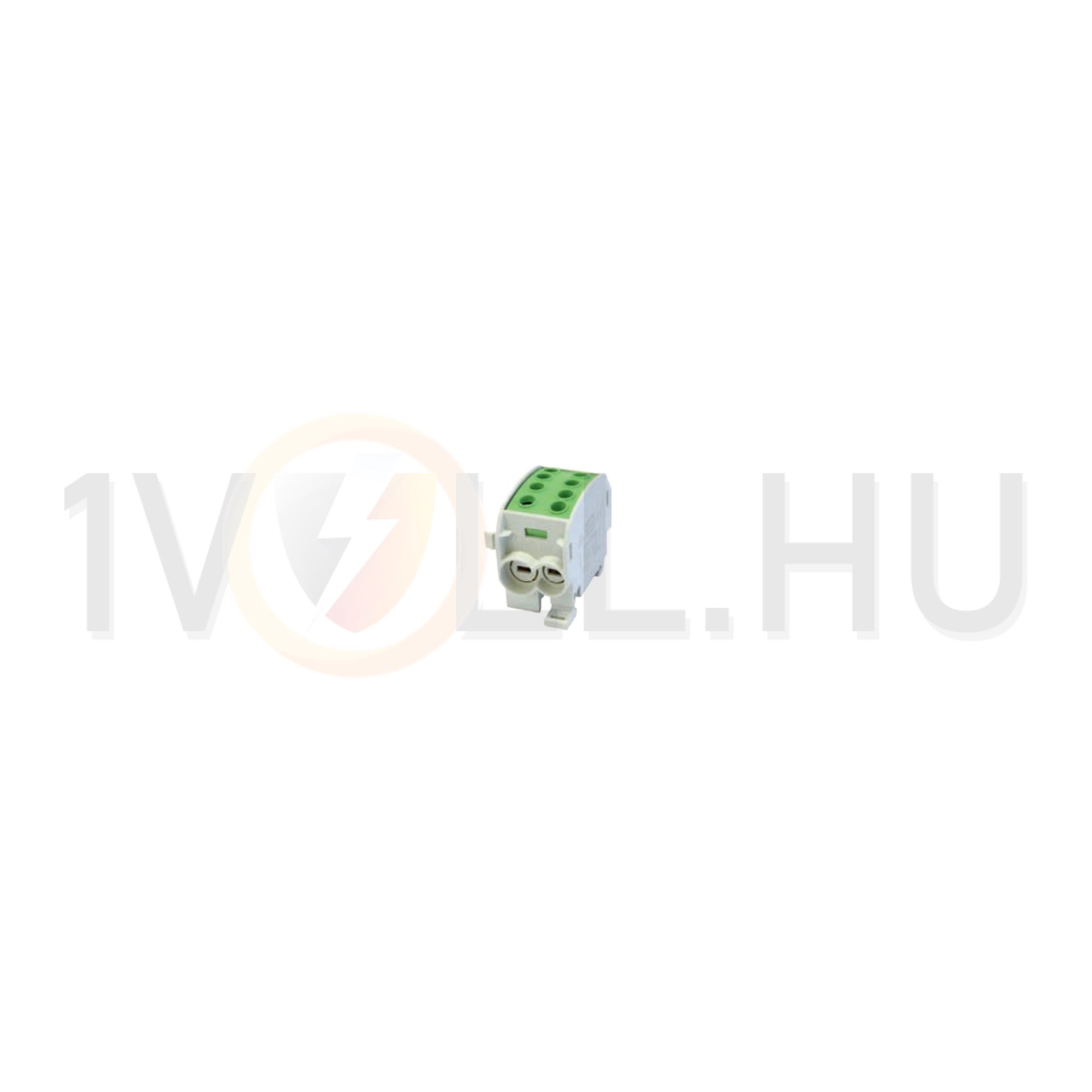 Fővezetéki leágazókapocs 300/185A Cu/Al ónozott zöld 2x70+2x50mm4 1P 70mm2/ HLAK 70/50 PE LEIPOLD - 080310-2-3