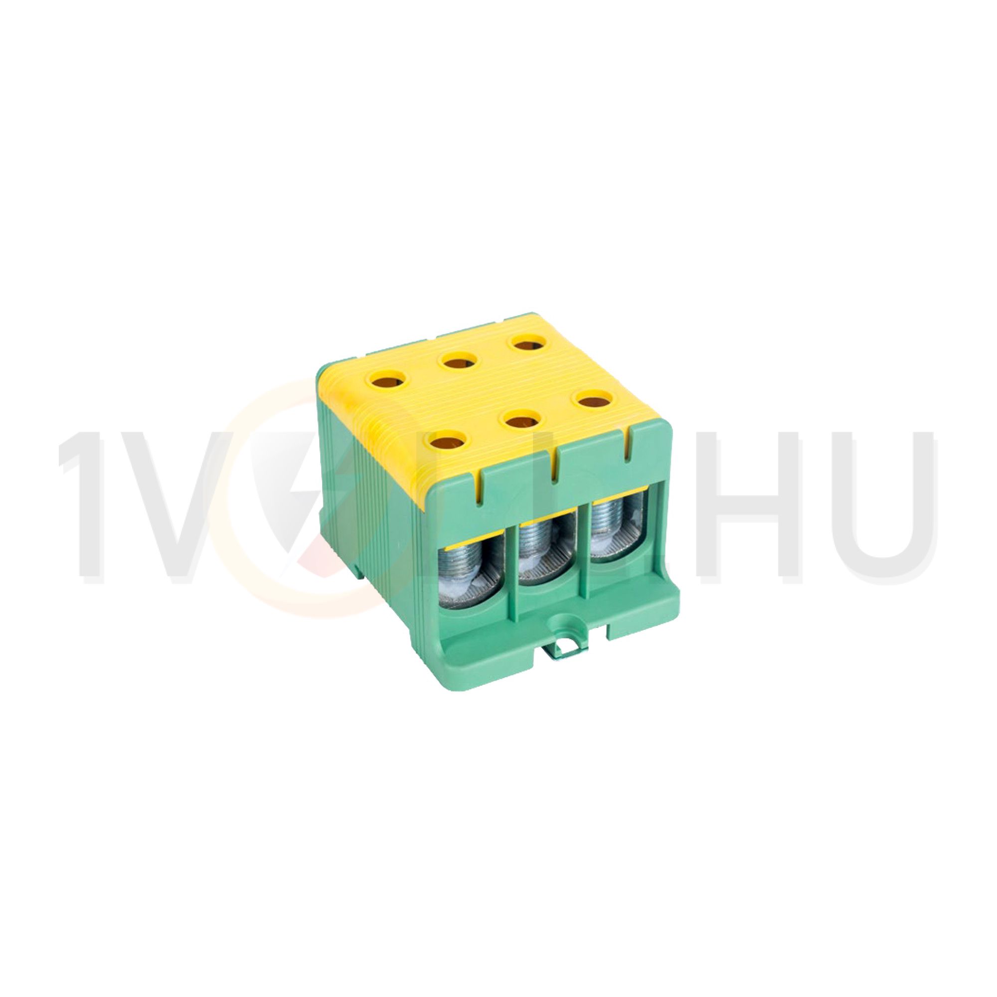 Fővezetéki leágazókapocs 320A/400VAC 3x2x35-150mm2 Al/Cu zöld/sárga 1P 150mm2 TRACON - FLEAL-150/3ZS