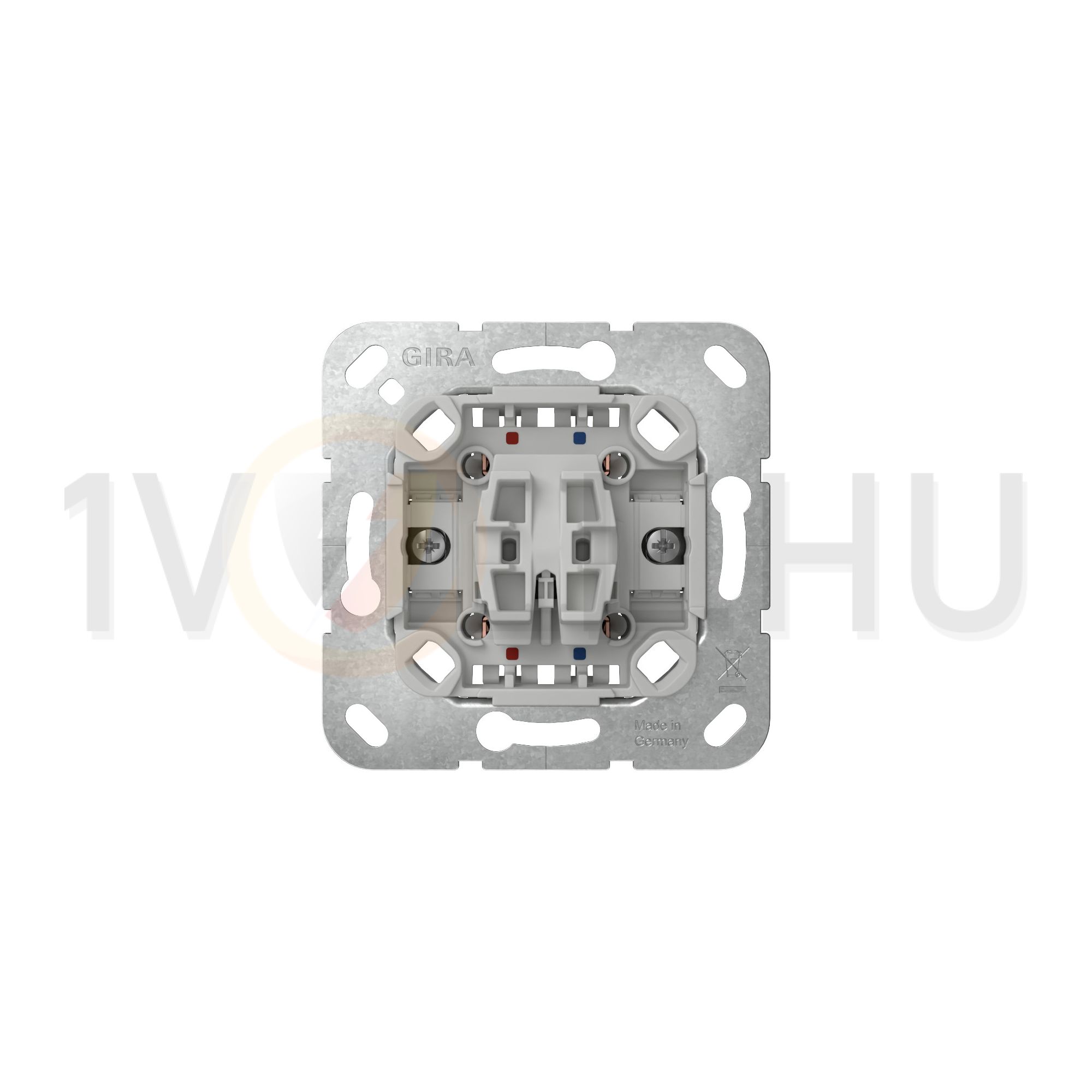 102 2P kapcsoló süllyesztett rugós IP20 ellenőrzés és tájékozódás billentyű/gomb GIRA - 310200