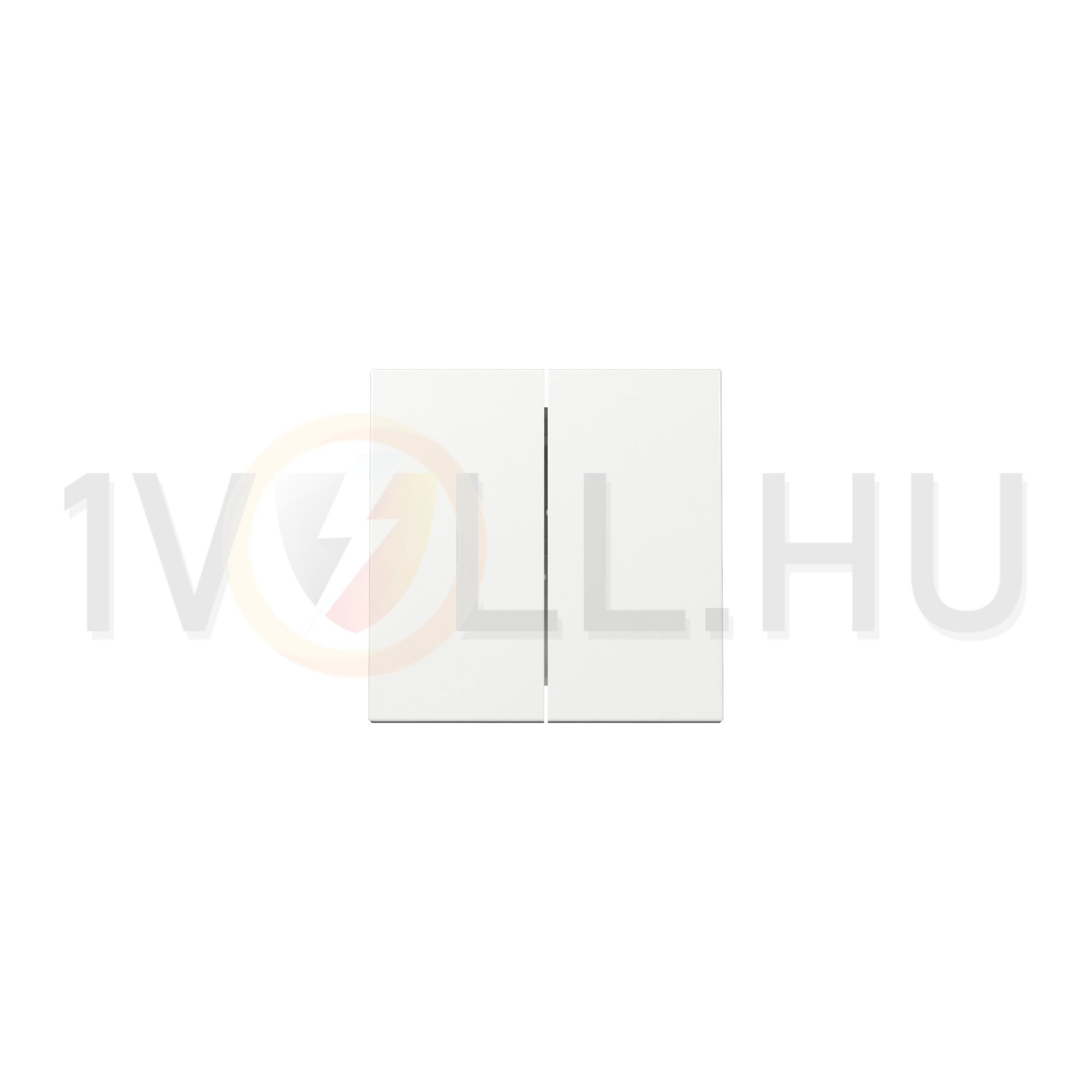 ST55 billentyű kettős kapocs műanyag fényes fehér IP20 GIRA - 329503