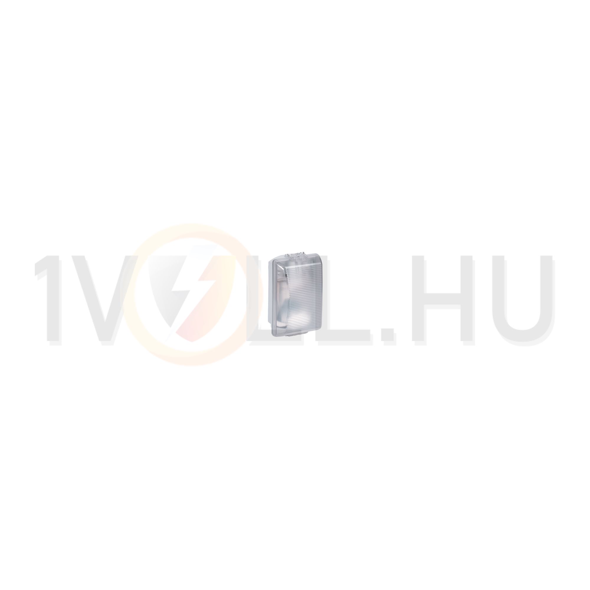 Hajólámpa szögletes falonkívüli 1x 75W 110-230V E27 900lm 2700K IP54 Plexo LEGRAND - 062400