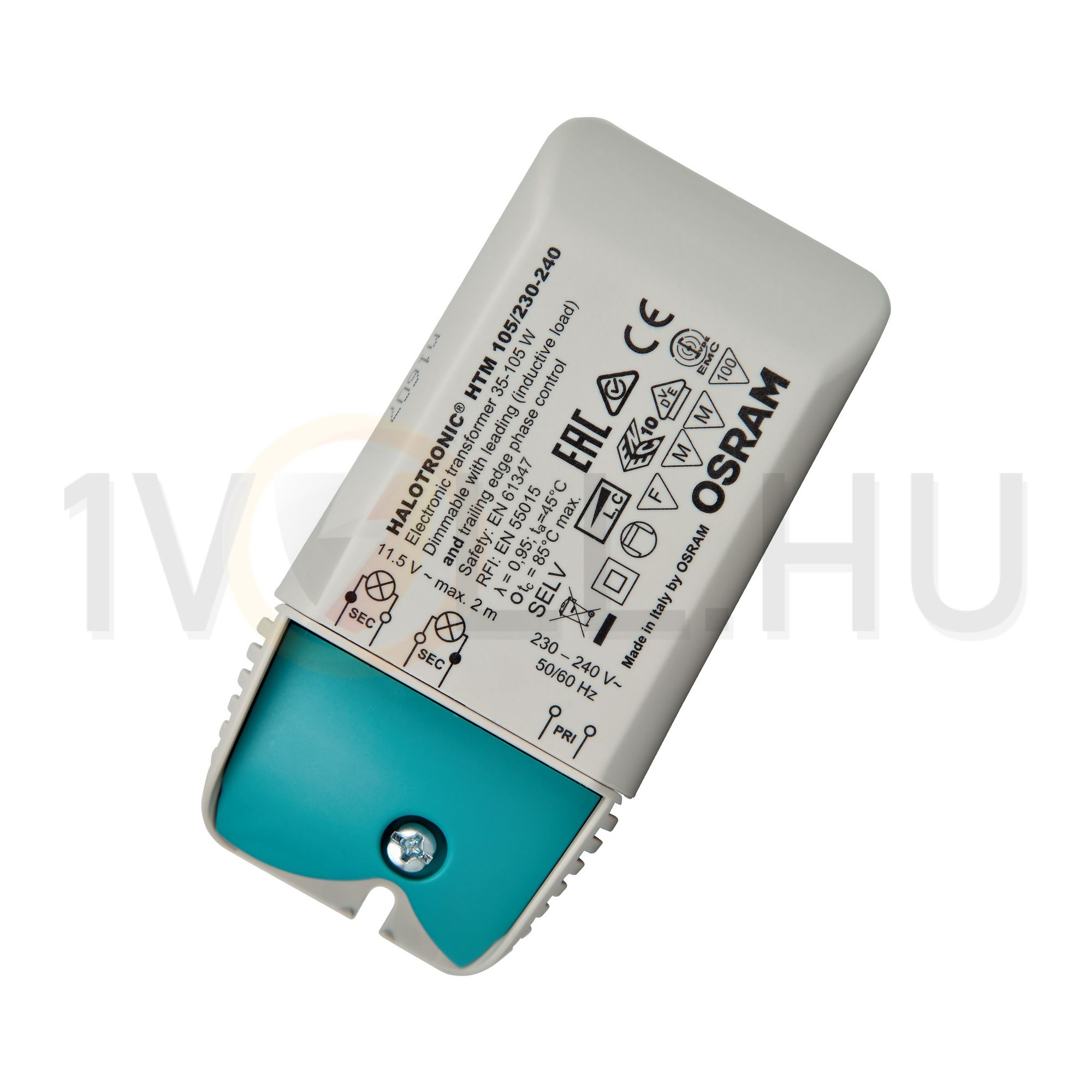 Halogén trafó DIM elektronikus trafó 230-240V/ 11,3-11,4V 35-105W DIM HTM 105/230-240/12 OSRAM - 4050300442334