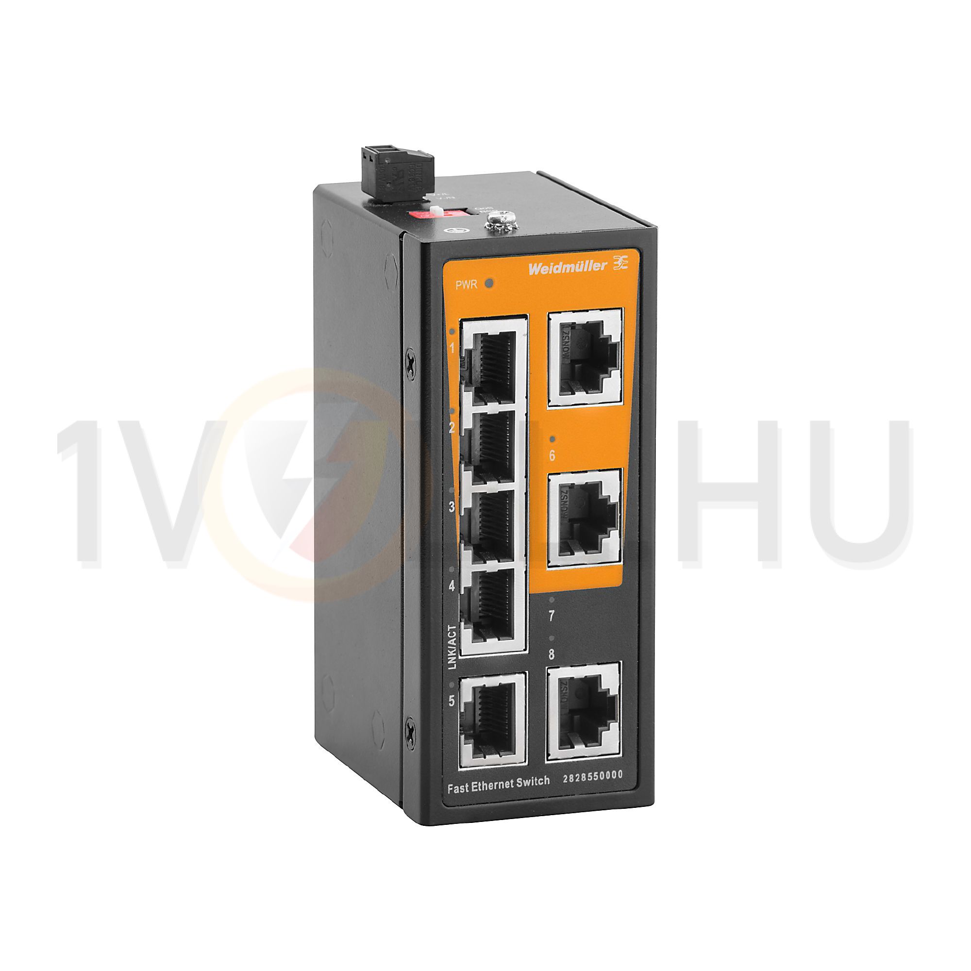 Hálózati switch DIN sín Ethernet 8x10/100Mbps RJ45 port menedzselhető IE-SW-ELB-08-8TX Weidmüller - 2828550000