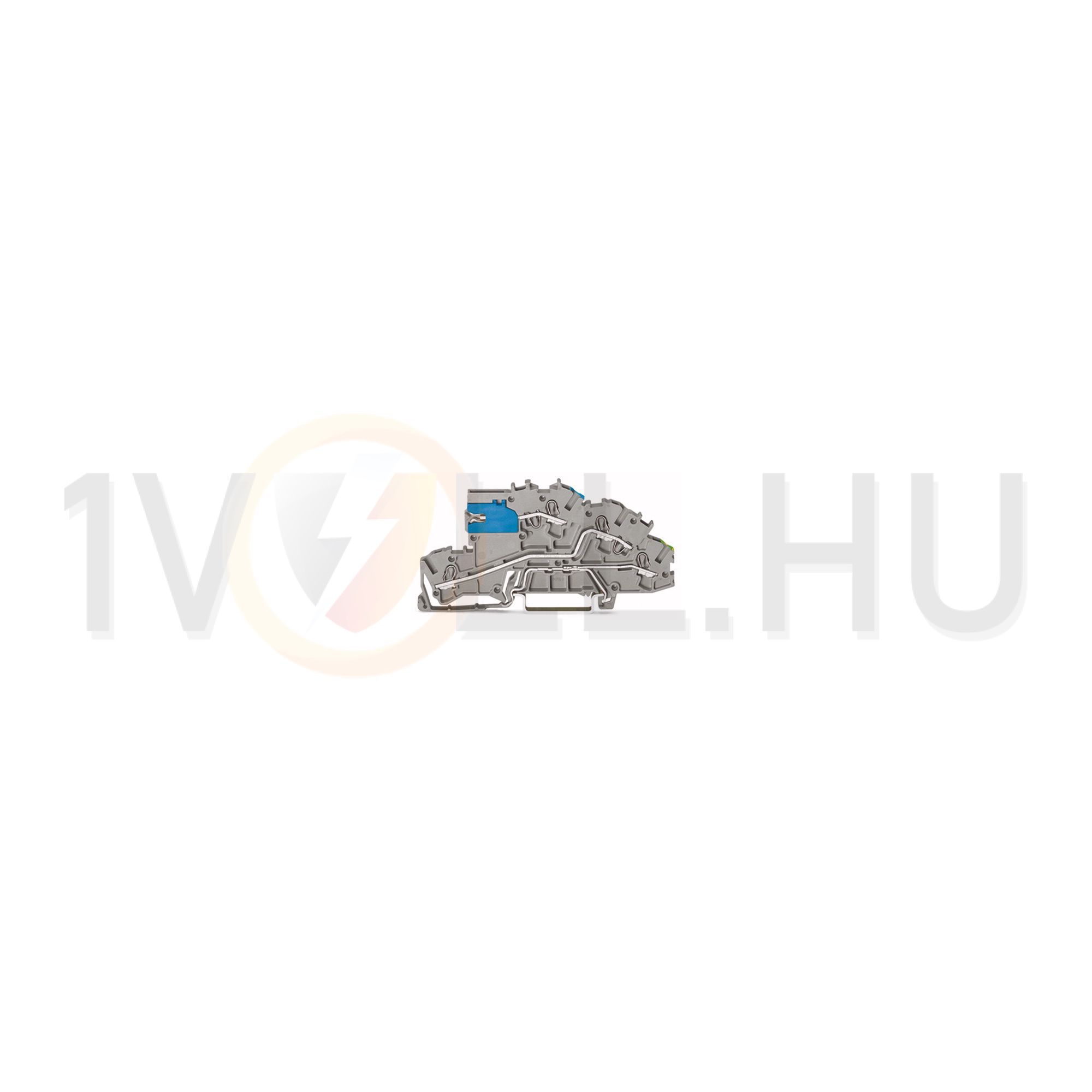 Háromszintes sorkapocs TS35 32A 250V rugószorításos szürke 2003-7641 WAGO