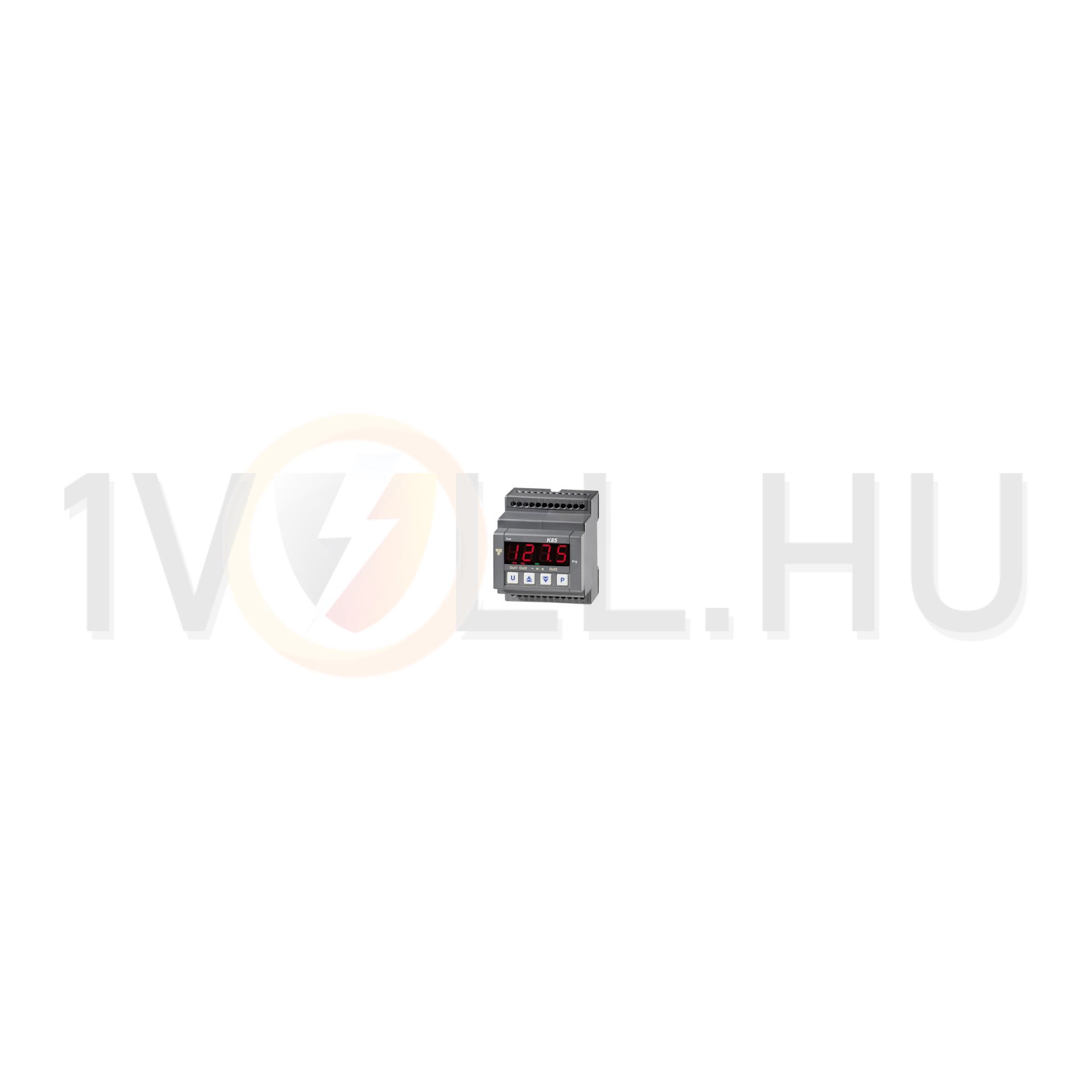 Hőfokszabályozó sorolható 1TC/Pt100-mV/2RO 4M LCD AC 2csat. 8A 100-240V 50-60Hz IP65 K85 ASCON - K85HCRR
