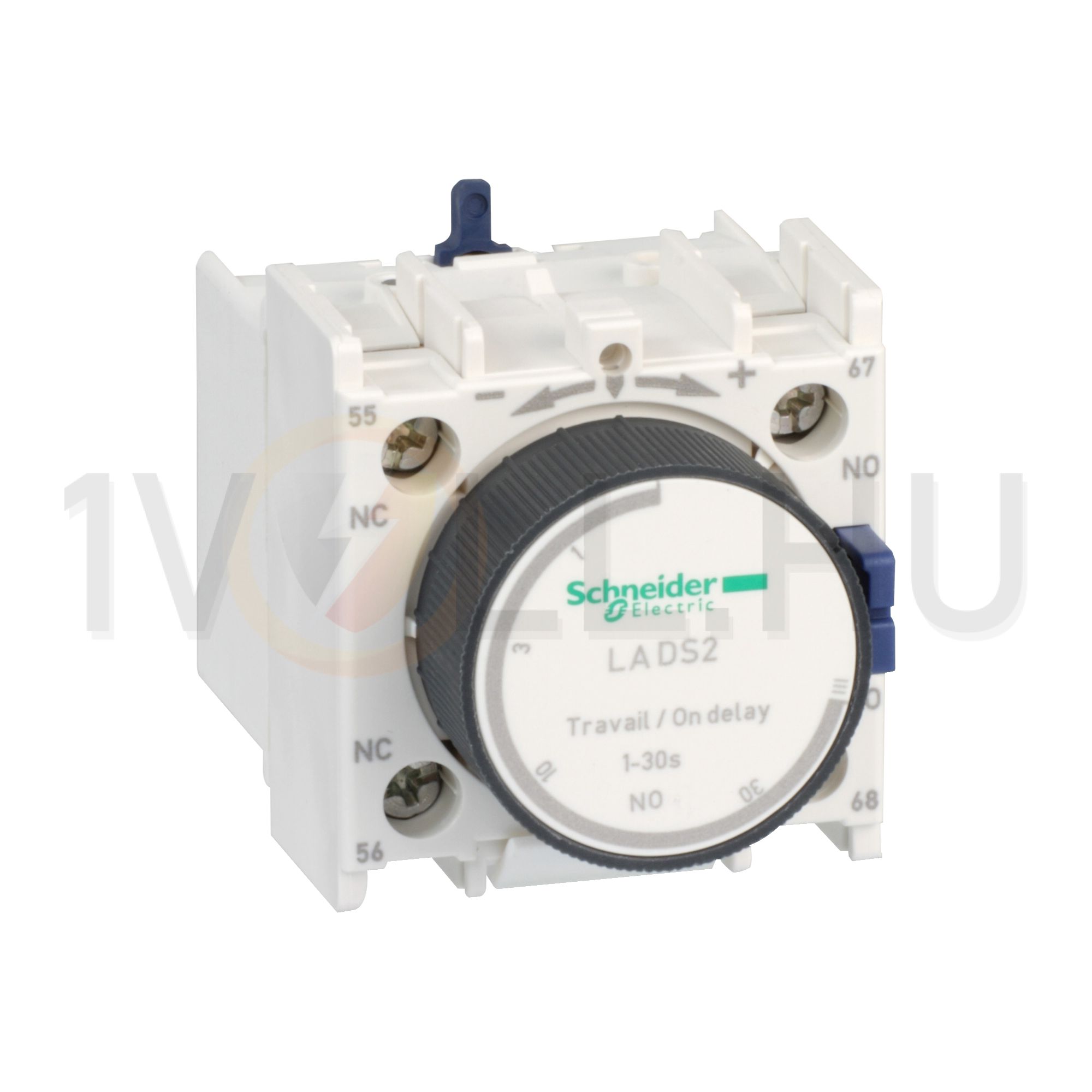 Időzítőblokk LC1D/F-hez meghúzáskésleltetésű 1-30s 1z 1ny TeSys LAD-S Schneider - LADS2