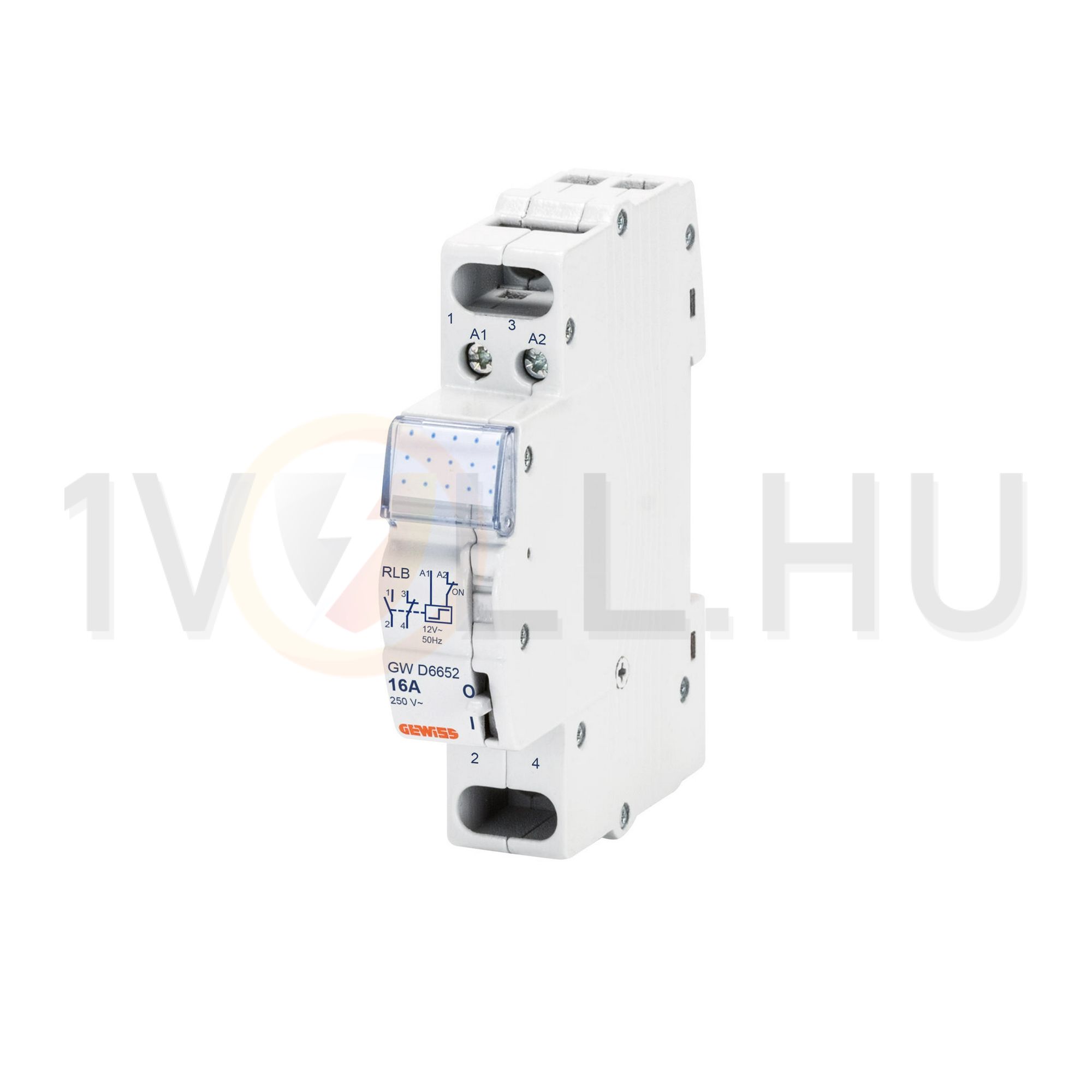 Impulzusrelé sorolható 16A 24V/ AC-műk. 60-50Hz 1z 1M 90AM GEWISS - GWD6643