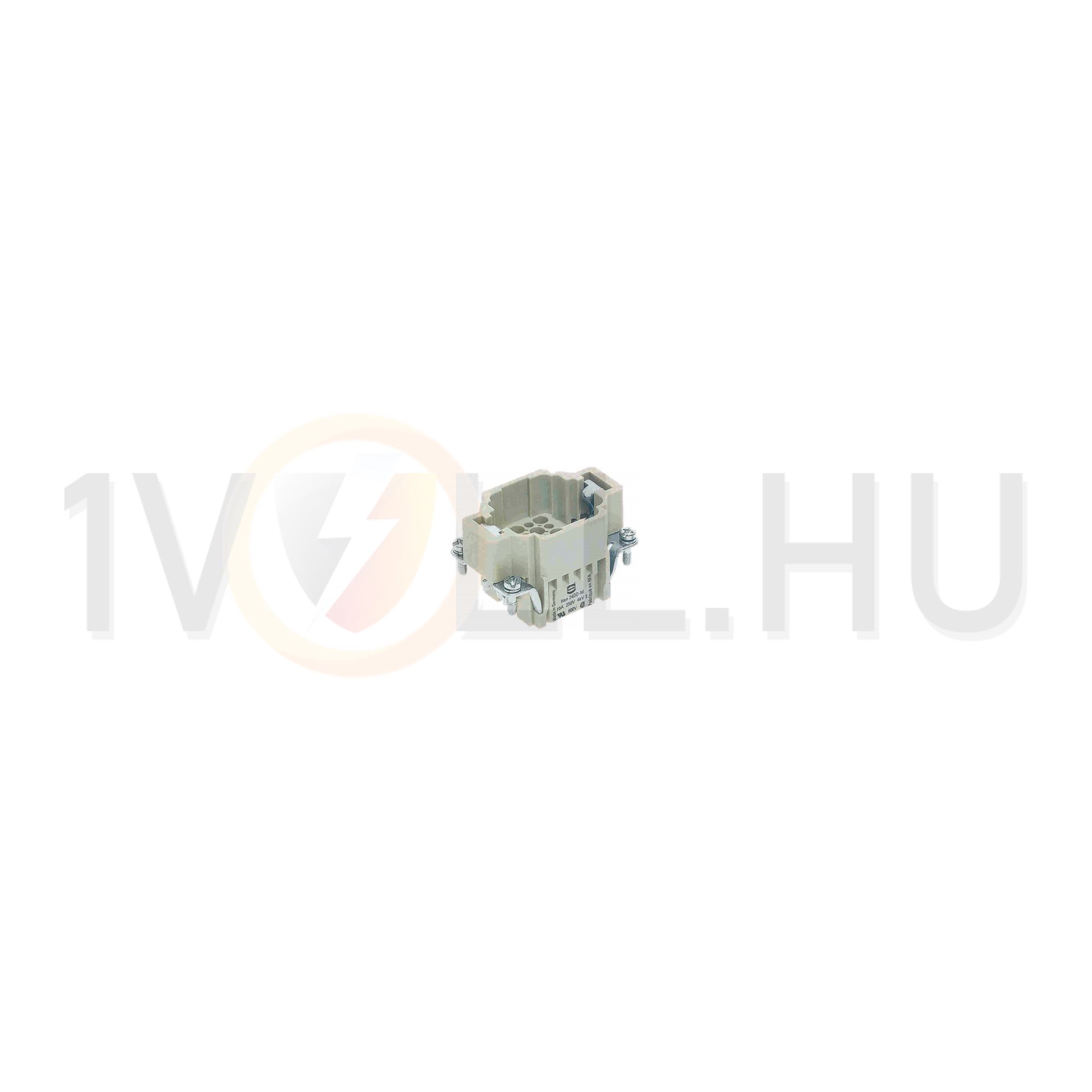 Ipari csatlakozó betét apa 24P 10A 250V krimpelt csapos termoplaszt-betét Han 24DD-M-c HARTING - 09160243001