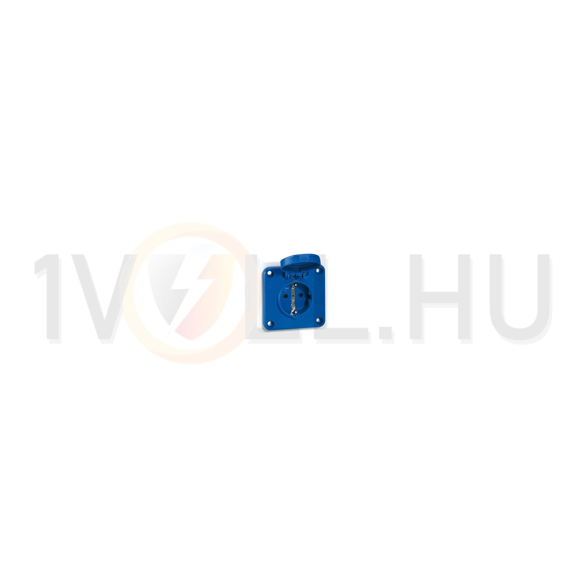 Ipari dugalj beépíthető 2P+E egyenes IP54 műanyag csavaros P17 Tempra LEGRAND - 057672