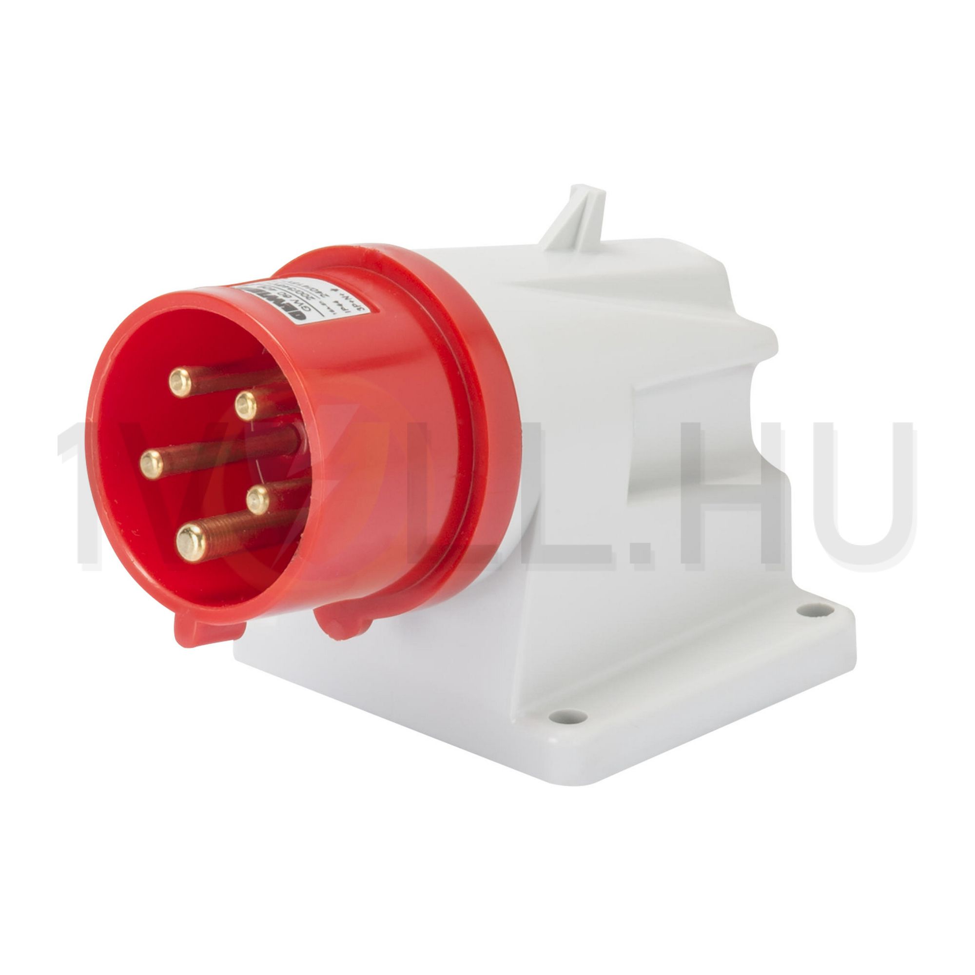 Ipari dugvilla falra szerelhető 3P+N+E ráépíthető 32A 380-415V(50+60Hz) piros IEC309HP GEWISS - GW60420